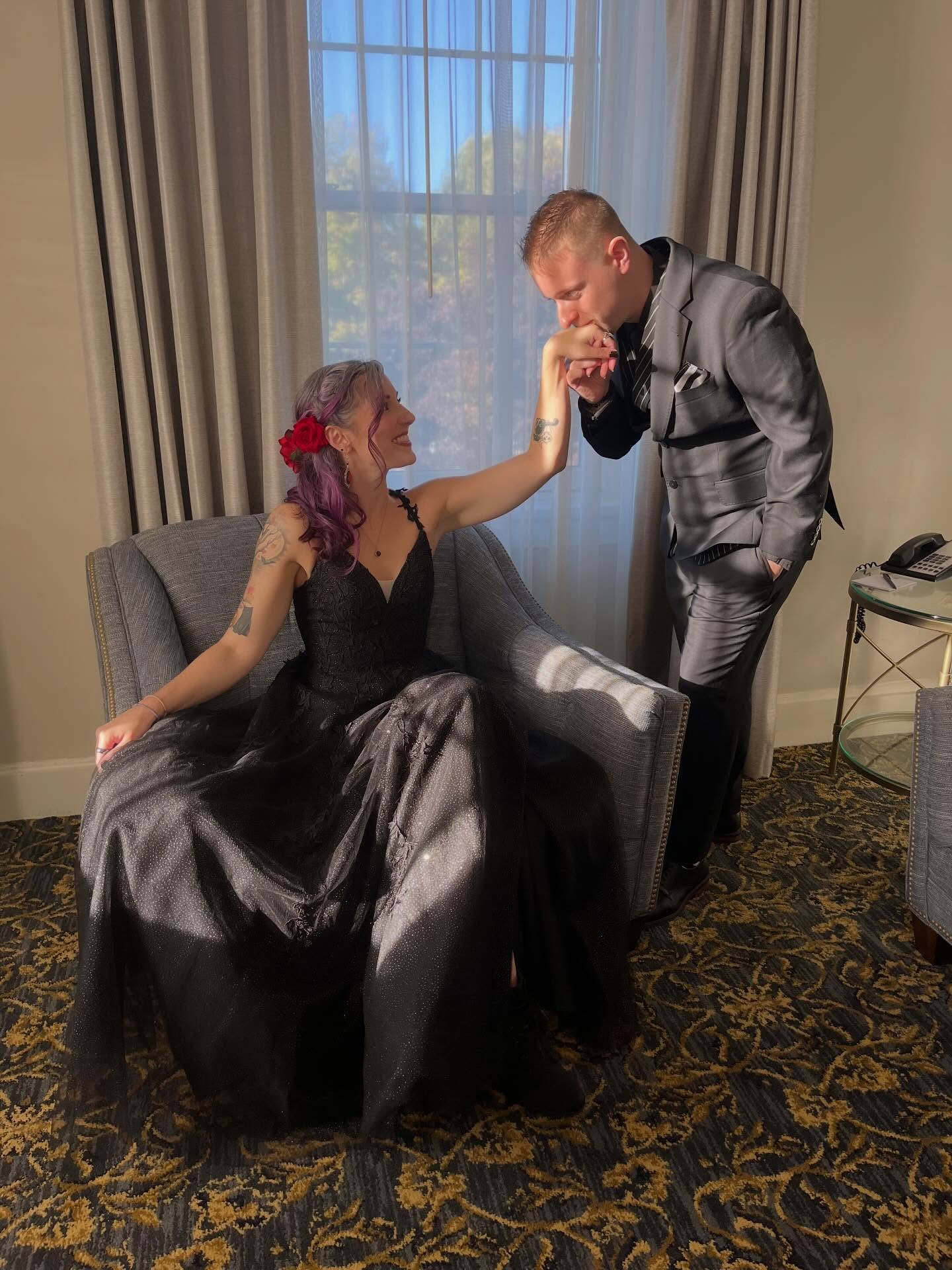 🌹 Happy Valentine’s Day to my love, my best friend, business partner, and best husband anyone could ever ask for. Losing our little Leo boop last month has been incredibly difficult and sad, but we’ve been doing our best to navigate the grief and continue to find joy together while celebrating all the memories we had with him. 🐾🖤
❤️ On this day of love and always, I’m so grateful for you and the life we’ve built together. Thank you for always supporting my dreams and for growing with me as we journey through life together. Your true belief in me has helped me to achieve goals I only ever dreamed about. I love that we root for one another in so many ways, and I’ll never take for granted our ability to work together as one badass team.
✨ I’m so lucky to have a partner who is also my best friend and someone who I can just be my weird, spooky self around knowing you’re laughing right alongside me. Thank you for always reminding me to not take life too seriously, and for being my rock. We have an incredible ability to recognize and hold gratitude for all the good in our lives, and to help each other through anything that comes our way.
🌹 I love you so much, here’s to another Valentine’s Day together, and to all that magick that’s to come this year!
Love,
Your spooky dark Valloween queen who isn’t afraid to admit my light side is a romantic 🙂↕️❤️
#valloween #valentinesday #valentine #spookyvalentine #happyvalentinesday