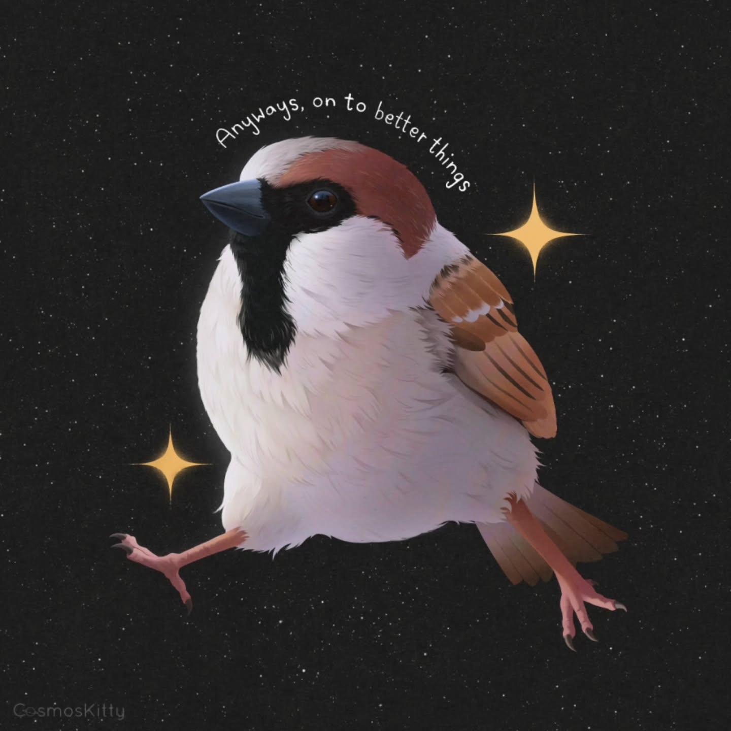 A new sticker design that I made two simple backgrounds for last night so they can be made into mini prints also - only issue is I like them both equally 😅
Which one do you prefer for a print?