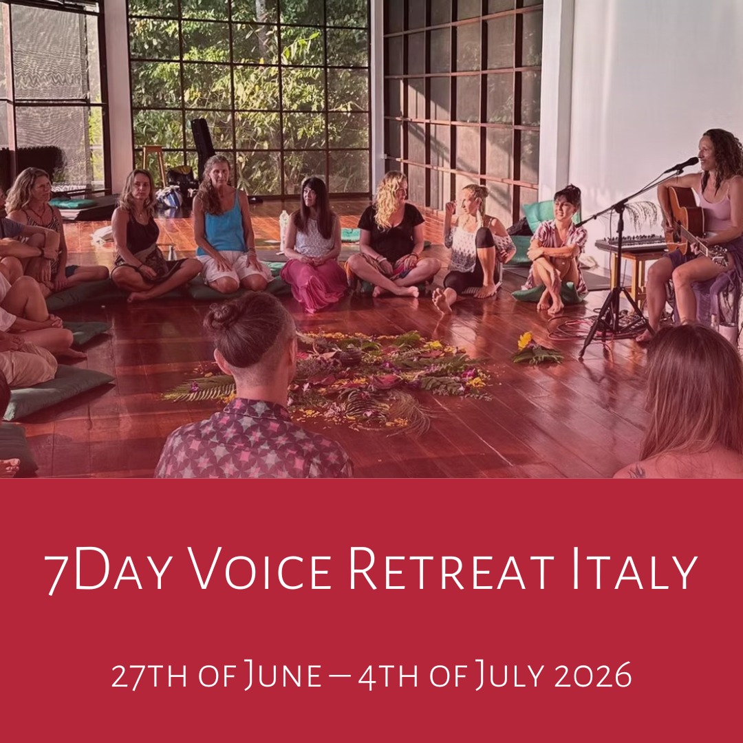 7 Day Voice Deep Dive in Tuscany Italy!
Registrations are open - Super Early Bird ends March 1st.
This will be my only Europe Voice Journey this year, apart from Online.
I wish to travels less and offer opportunities to go deeper.
The retreat space is so beautiful. I've been there and the family is wonderful. Nature is stunning and its so quiet. Its an ancient monastery, made into a retreat center.
A river to bathe in nearby and lots of hikes, yoga platform, spots to sit in the sun and go inward.
We have 7 days to be a tribe and get into the world of voice, music and life with full presence.
Check out the link in bio.