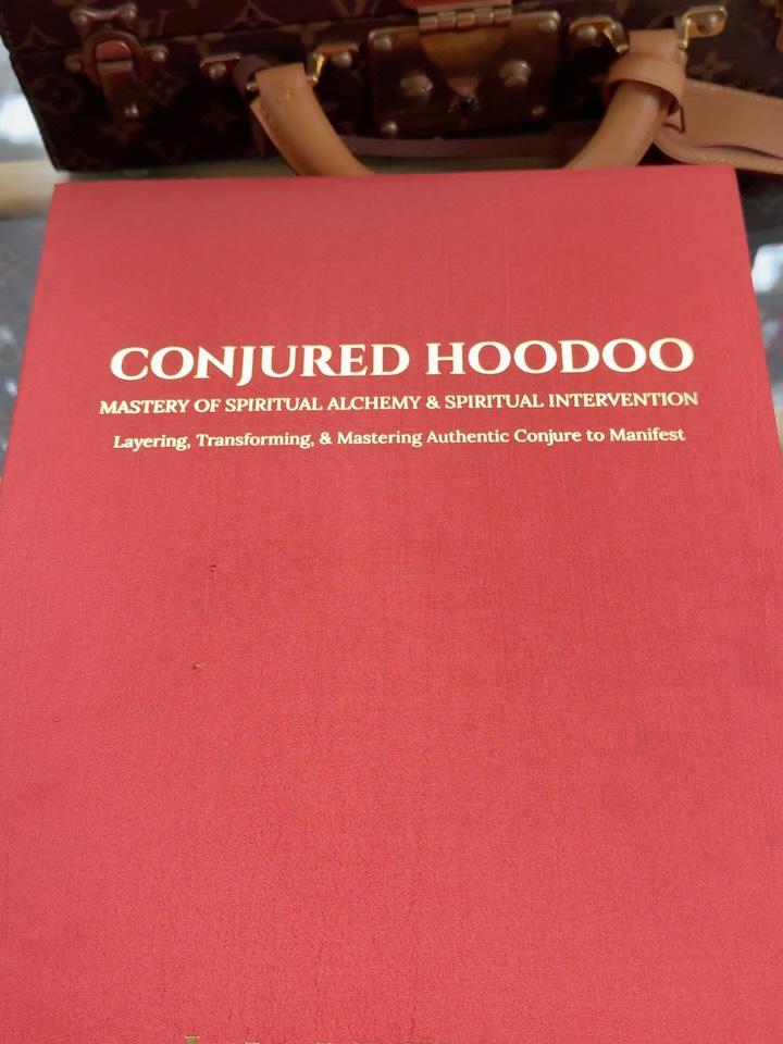 It’s about that time. (IYKYK) because of the complexity of this book, there won’t be many made. I love you so I’ll leave you with the best. TheConjure.com (hurry)