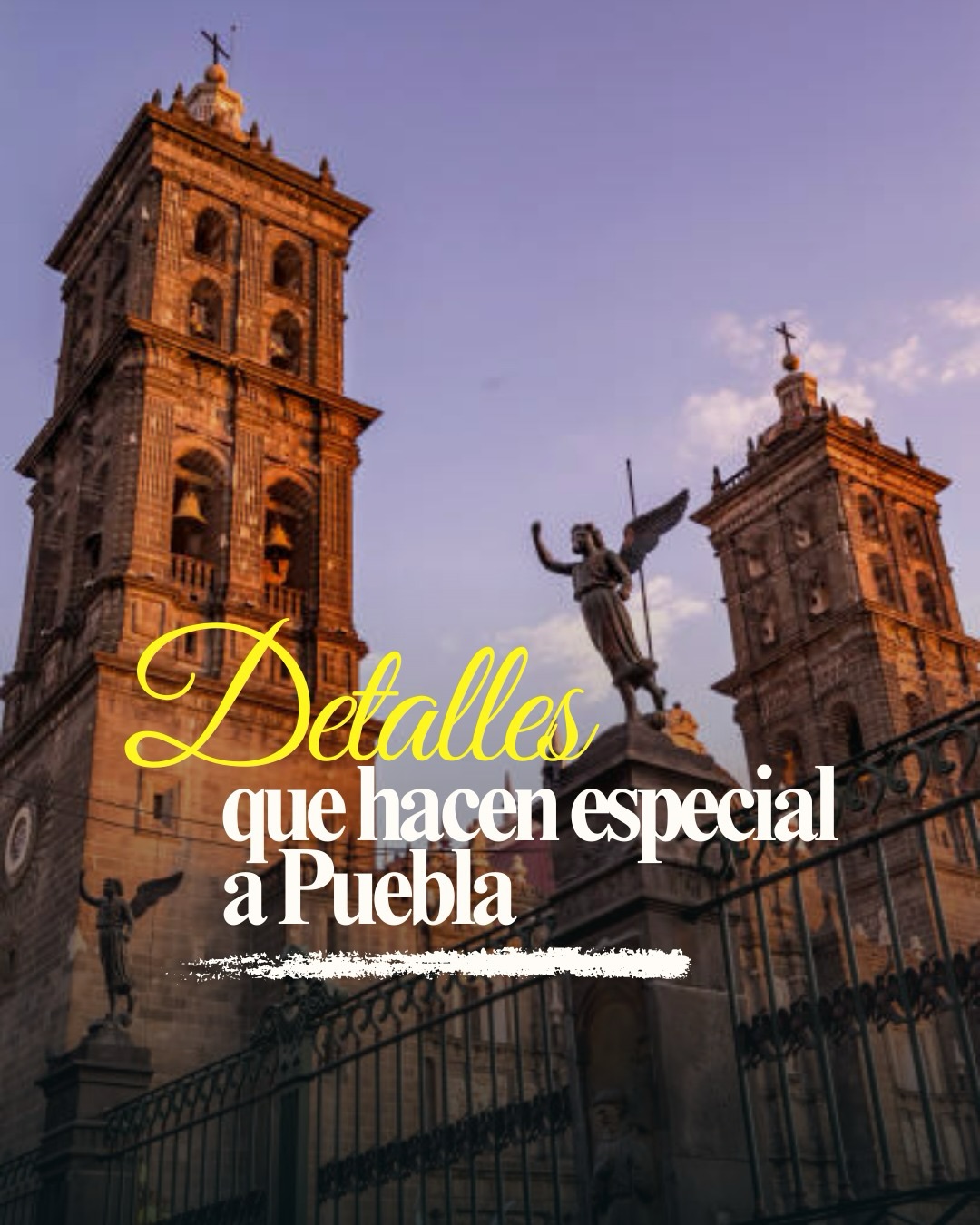 Detalles de Puebla
Esto y más hace que Puebla sea una ciudad encantadora ¿ya la conoces?
Reserva al WhatsApp 222 520 9926