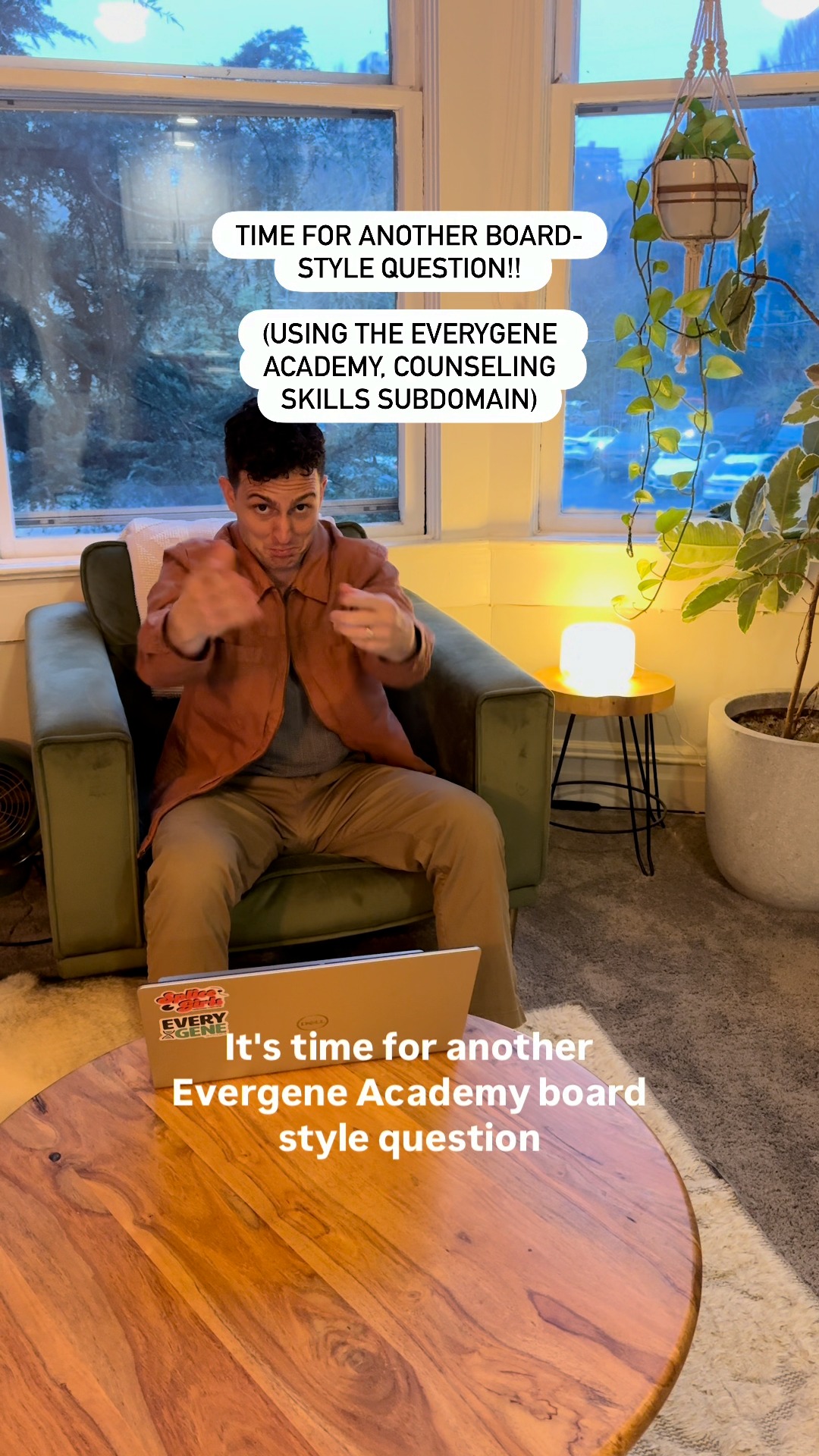 Let's do an board-style practice question using our new question bank! this time, we're practicing counseling skills!
EveryGene Academy out March 1
#geneticcounseling #geneticseducation #geneticsprogram #studywithme #everygene
