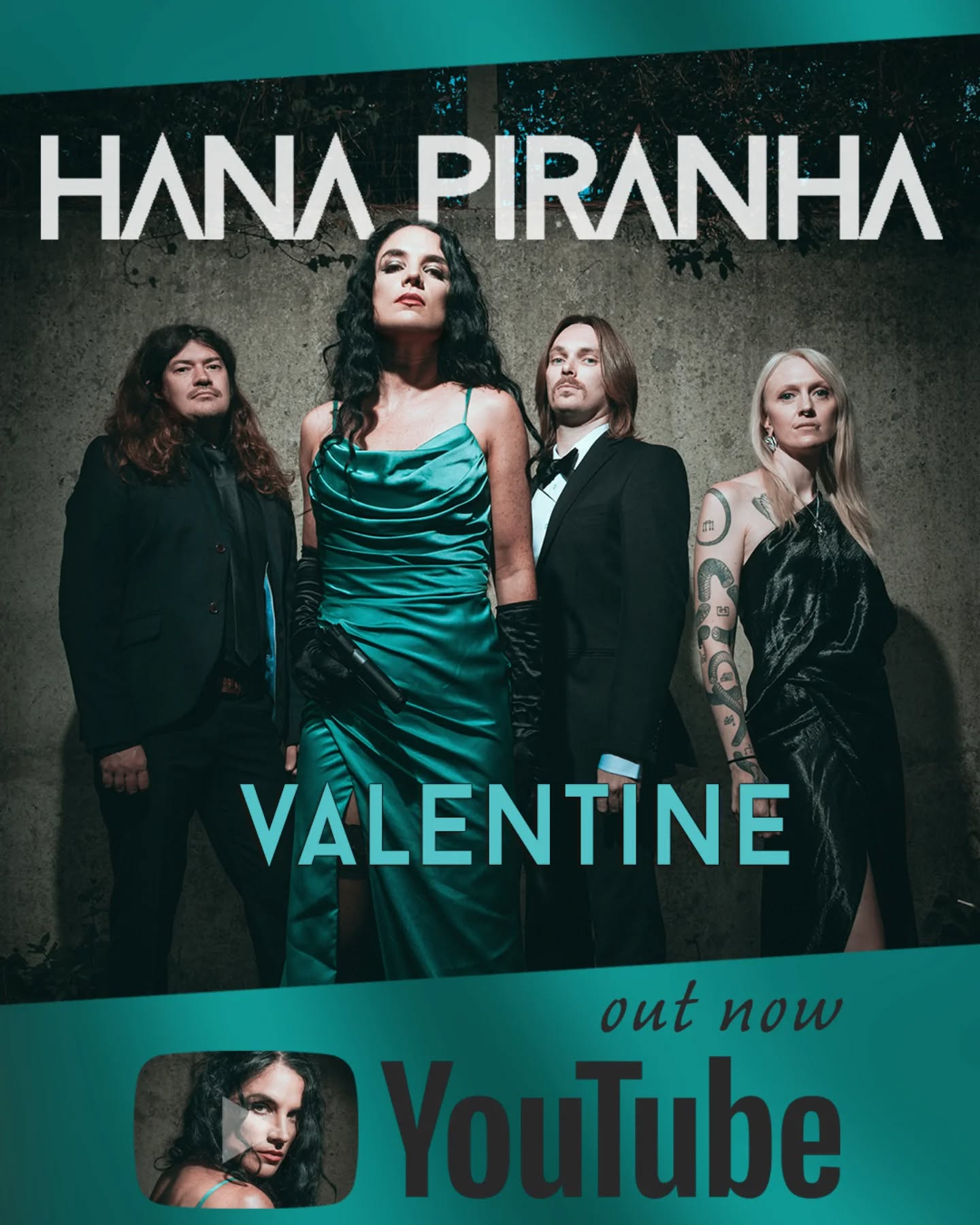 🖤 Happy Valentines Day to all you black-hearted people out there 🖤
🎥 Our new video for Valentine is out now! Directed and edited by @arrondwest 🎥
🔗 Link in today's stories 🔗
#valentine #hanapiranha #newmusic