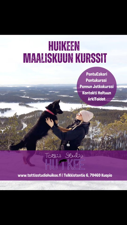 HuiKeen maaliskuun kurssit starttaa 8.3 HuiKee hallilla Kuopion Kelloniemessä ✨️ Mitä toivoisit huhtikuulle? Pistä alle kommenttia 👇
Tervetuloa mukaan 💜🤩
#tottisstudiohuikee #koirakoulukuopio #Kuopio #koirankoulutus #koirahallikuopio