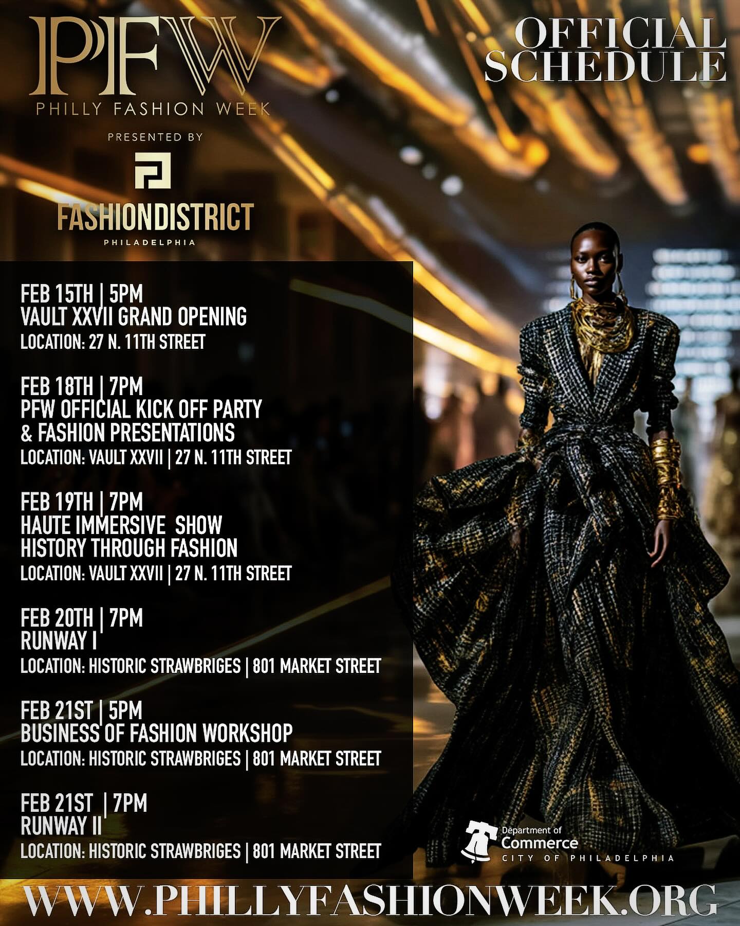 Don’t miss out! You can still get your tickets to Philly Fashion Week at www.phillyfashionweek.org
Link in bio
We’ll see you there…
Presented by @fashiondistrictphl
