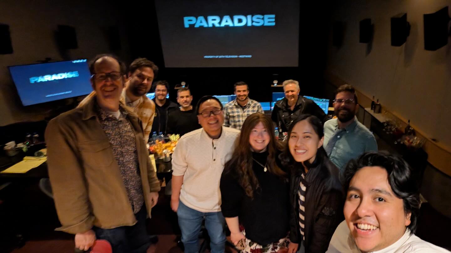 Final @paradiseonhulu playback at Westwind or proof the bunker is real…
Mixed by Christian Minkler & Gary Deleone
Sound Supervisor Andrew Dawson
ADR Jamison Rabbe
Same darkness. Higher stakes.
Paradise Season 2 premieres February 18 on @hulu .