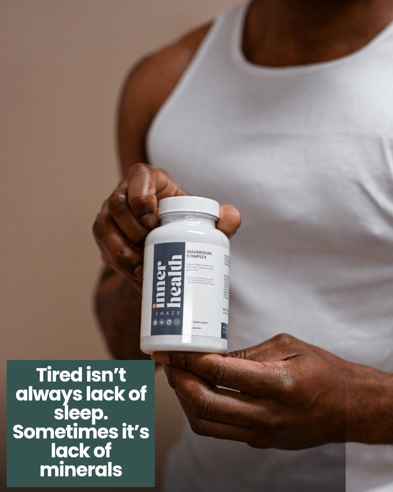 Magnesium Complex Capsules (120) for Energy & Recovery:
Tired isn’t always lack of sleep.
Sometimes it’s lack of minerals.
Magnesium supports:
• Energy production
• Muscle function
• Nervous system balance
• Restorative sleep
If your body feels depleted, it may need support not just more coffee.
Support your foundations.
Shop now ↓
www.emazeinnerhealth.co.uk
@sozeks photography
@therealmagicmak