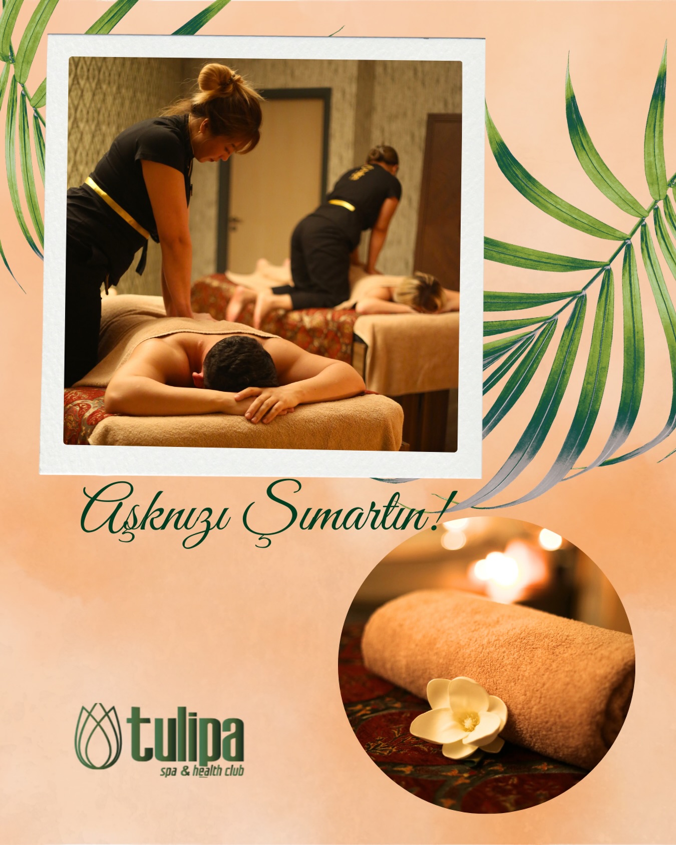 Bu 14 Şubat’ta en güzel hediye: Huzur 🤍
Sevdiğine çiçekten daha kalıcı, çikolatadan daha özel bir hediye vermeye ne dersin?
Tulipa Spa’da romantik bir mola, dinlendirici bir dokunuş ve unutulmaz bir deneyim sizi bekliyor…
💆♀️ Çiftlere özel masaj paketleri
🕯️ Romantik spa atmosferi
🎁 Sevgililer Günü’ne özel sürprizler
Kontenjanlarımız sınırlı!
📩 DM’den hemen rezervasyon oluştur.
.
.
.
#sevgi̇li̇lergünü #14şubat #tulipaclubs #başaksehir