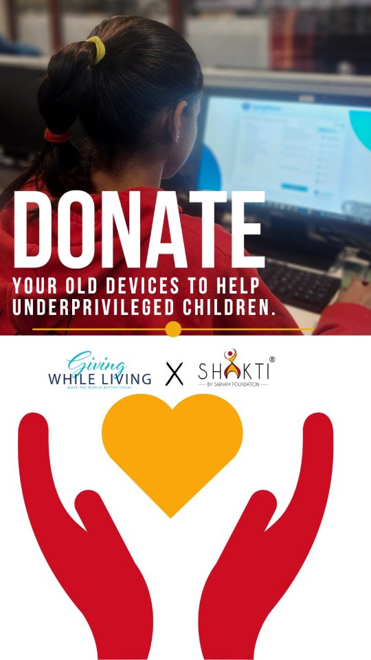 Access to technology is still not equal for every child. At our Sarvam Shakti Gurgaon centre, girls are learning digital skills but many still have to share systems or wait for their turn and no computer classes for these girls at Bangalore. We want to star computer shiksha for our girls. A working device can directly change how they learn and grow.
We are currently collecting old laptops and desktops (not older than 6–7 years, screen not broken, in usable/repairable condition). These devices will be professionally repaired and restored by our international partner — Giving While Living — and then placed in our learning centre.
Your unused device can become someone’s first computer.
📍 Donation for: Sarvam Shakti Bangalore Centre
📞 Contact: 98717 00316 or call: 9164651987
Important for Apple devices:
Please log out of your Apple ID and remove device lock before donating, as locked Apple systems cannot be restored or reused.
Be the bridge between unused and life-changing. 💛
#DonateDevices #DigitalAccess #NgoHelp #GirlsEducation #donationdrive