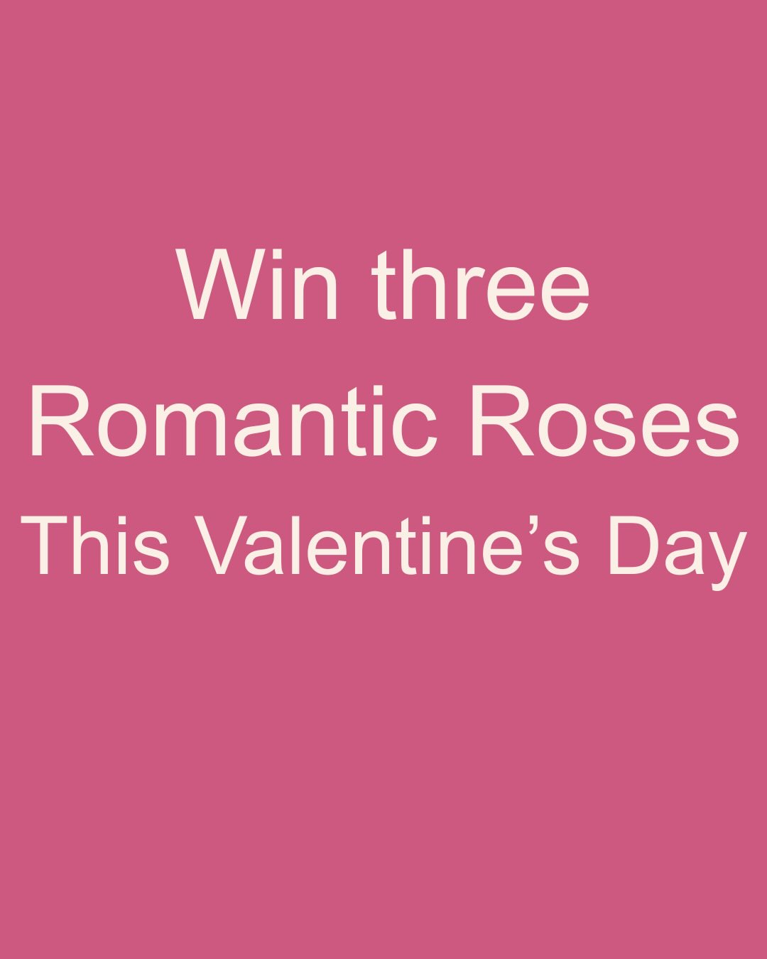 It’s giveaway time! We thought we’d put together a special Valentine’s Day competition to celebrate the holiday!
To enter:
🌹like this post
🌹 follow us
🌹 tag a friend who loves gardening too!
We will announce the winner at 12 o’clock on Vday.
We will pick the winner from both Facebook and instagram, and there will just be one prize (you can share it with the friend you tagged if you like!).
The roses can be collected if you’re local or delivered anywhere to the uk mainland.
You can have a look a the roses on our website in the ‘Valentine’s Gifts’ section to see if they’re the right fit for your garden.
Good luck!
#giveaway #competition #giveaways #roses #rosegardening