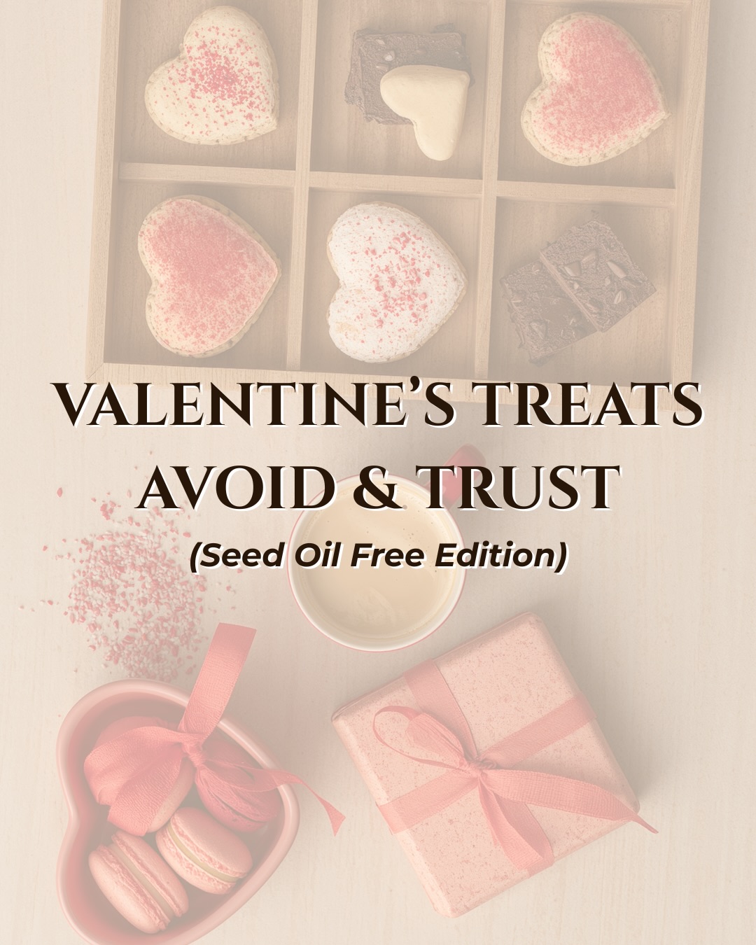Most Valentine’s candy isn’t just about sugar.
It’s about the oils hiding in plain sight.
Soybean oil.
Sunflower oil.
“Vegetable oil blends.”
They’re added for shelf life and texture — not for you.
This carousel gives you simple, realistic seed oil–free swaps so you can enjoy the holiday without defaulting to industrial ingredients.
But here’s the deeper part:
Shared meals and treats aren’t just nutritional decisions.
They’re relational ones.
In this week’s newsletter, I break down how shared meals (especially on Valentine’s Day) shape our eating habits — and why most food advice ignores the social layer entirely.
If you’ve ever found yourself eating differently just to keep the vibe smooth…
you’ll want to read it.
Link in bio ❤️
Save this before you shop.
Send it to your crunchy Valentine.
#seedoilfree #valentinesswaps #healthycandy #ingredientawareness #realfood valentinesdaytreats foodpsychology