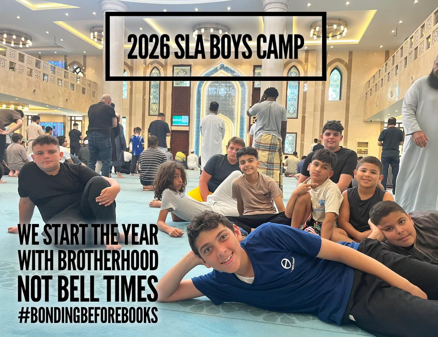 The first lesson of the year? Brotherhood. At SLA, camp isn’t the finale — it’s the foundation.
SLA is proudly supported by @brothers_in_need 🩵 and @5before5solutions 🧡