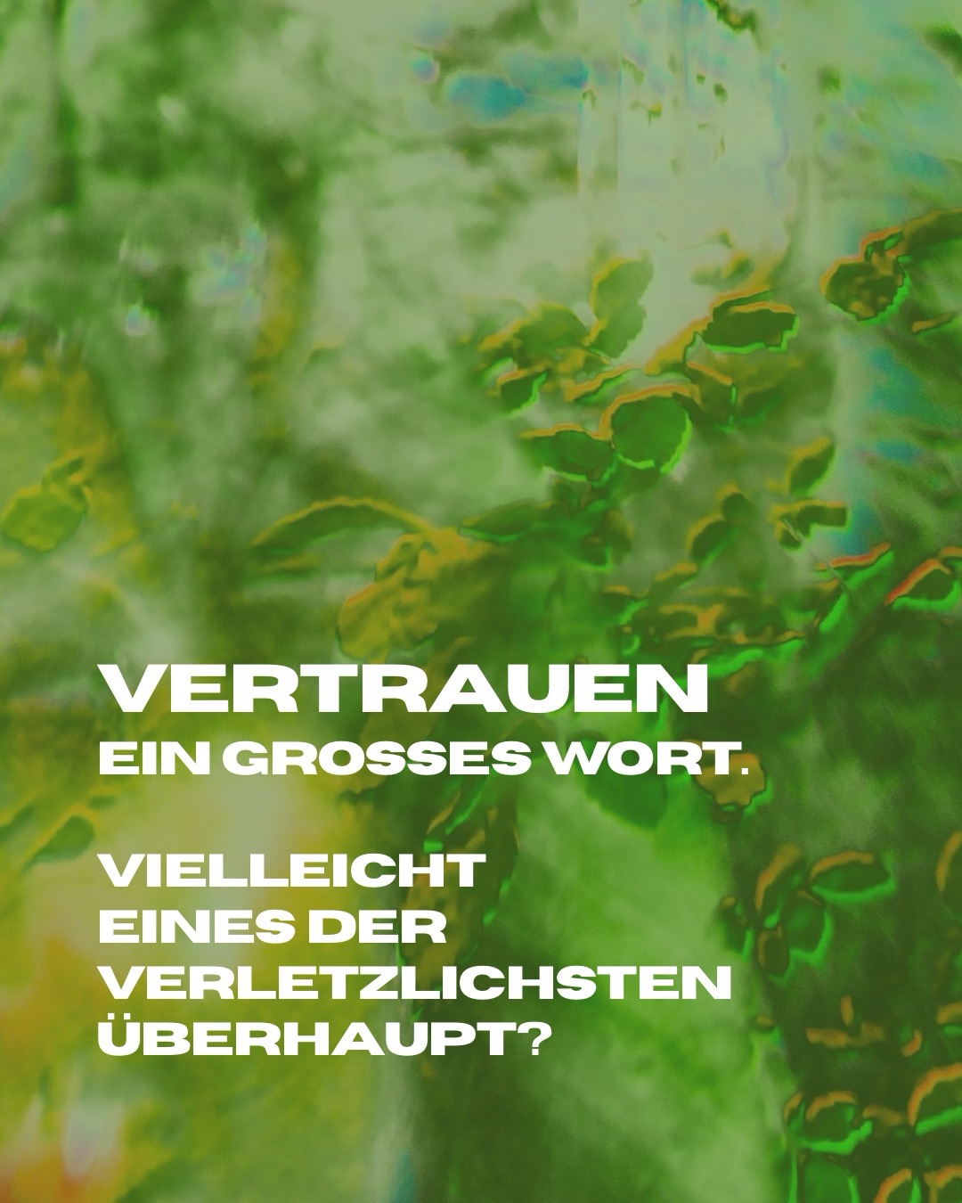 Vertrauen.
Ein großes Wort.
Vielleicht eines der verletzlichsten überhaupt.
Was ist Vertrauen eigentlich?
Ist es etwas, das wir einmal geben –
oder etwas, das wir immer wieder im Moment schenken?
Wem schenken wir Vertrauen?
Und was passiert, wenn es missbraucht wird?
Vertrauen kann zerbrechen.
Leise.
Oder mit einem Knall.
Und dann steht diese Frage im Raum:
Ziehe ich mich zurück?
Baue ich Mauern?
Oder bleibe ich offen – mit Grenzen?
Ich weiß gerade selbst nicht,
wo genau diese Grenze verläuft.
Zwischen gesundem Vertrauen
und blindem Hoffen.
Zwischen Offenheit
und Selbstschutz.
Was ich aber spüre:
Wenn Vertrauen verletzt wird,
muss das nicht bedeuten,
dass wir uns verschließen.
Vielleicht bedeutet es,
dass wir feiner werden.
Wacher.
Ehrlicher mit uns selbst.
In einer Welt, in der alles schnell ist,
austauschbar,
höher – weiter – mehr,
wirkt Vertrauen fast wie etwas Altes.
Zerbrechliches.
Etwas, das keinen Platz mehr hat.
Und doch ist es genau das,
was alles trägt.
Dieses Kristallbild spricht für mich genau davon.
Von Transparenz.
Von Brüchen, durch die Licht fällt.
Von Klarheit, die nicht hart ist.
Und von der Frage,
wie wir uns selbst treu bleiben können –
auch dann, wenn Vertrauen enttäuscht wurde.
Vielleicht geht es nicht darum,
nie wieder zu vertrauen.
Sondern darum,
uns selbst nicht zu verlieren,
während wir es tun.
Ich habe gerade keine Antworten.
Aber ich halte diesen Raum.
Für die Frage.
Für das Gefühl.
Für das Vertrauen,
das sich langsam neu sortieren darf.