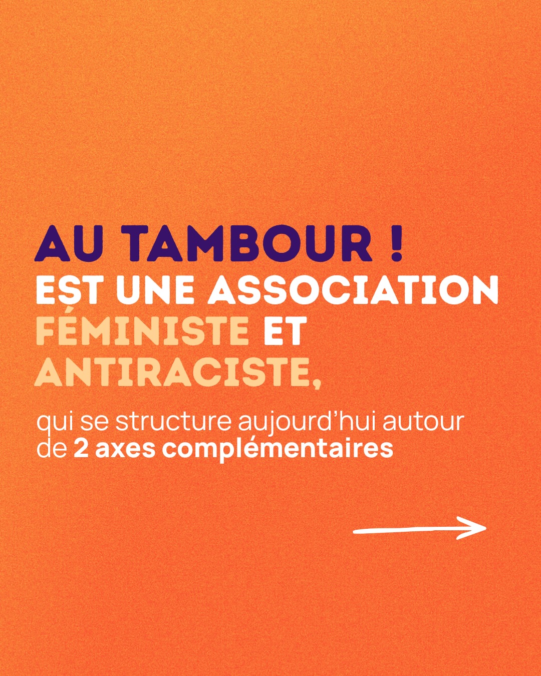 đ„ Au Tambour ! est une association fĂ©ministe et antiraciste créée en 2019 et structurĂ©e par des valeurs de sororitĂ©, de solidaritĂ© et dâagentivitĂ©.
Lâaccueil de jour a ouvert en 2020, nous dĂ©veloppons aujourdâhui une activitĂ© de conseil et de formation Ă destination des professionnelâąles du champ des solidaritĂ©s.
đ Vous ĂȘtes intĂ©ressĂ©âąes, vous souhaitez en parler avec nous ?
Ăcrivez-nous Ă contact@autambour.fr
â
#autambour #genre #associationlyon #feministe #antiraciste