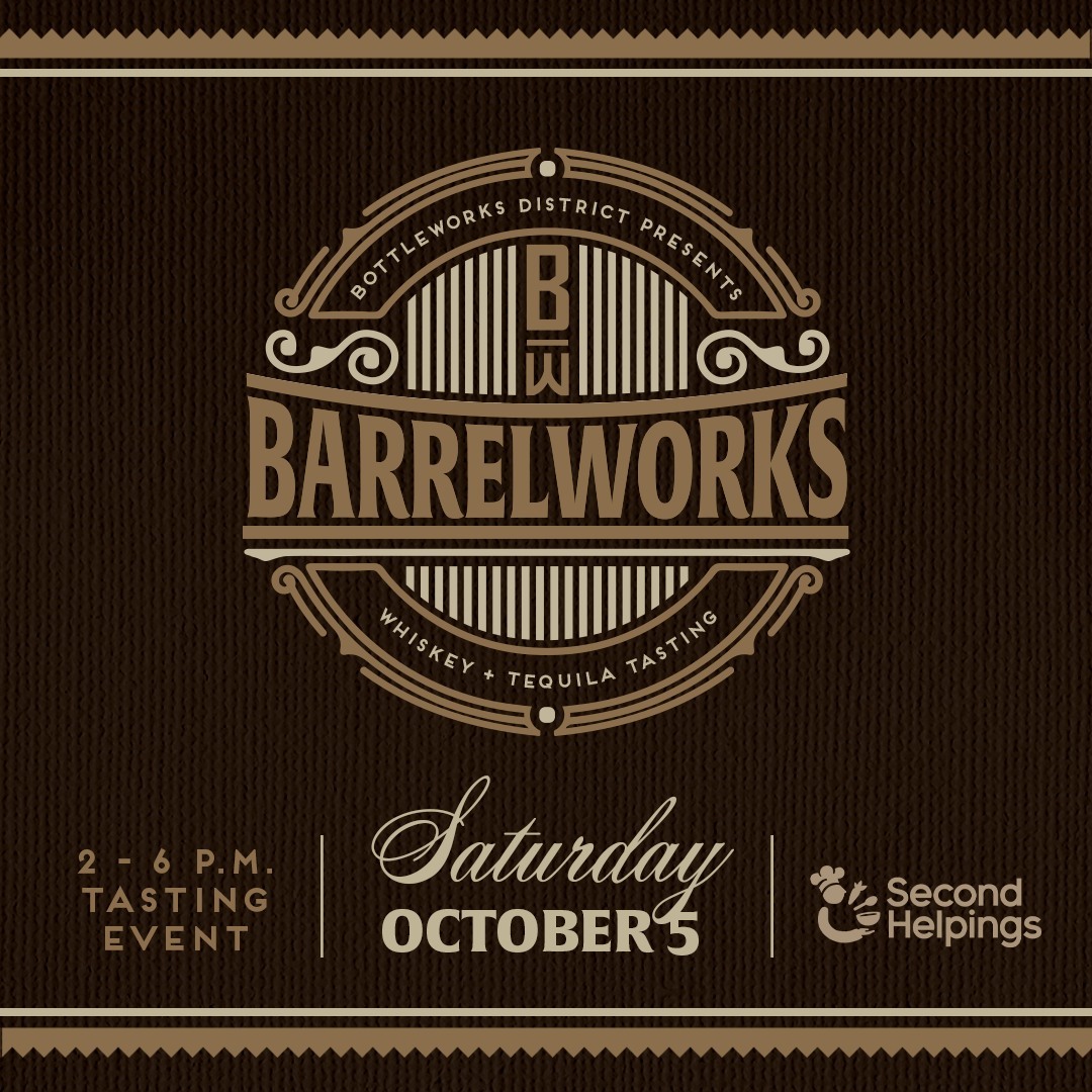 Raise your spirits at Barrelworks, a one-of-a-kind whiskey + tequila tasting event taking over the Bottleworks District on Saturday, October 5th 🥃
Meet us on Carollton Ave. for feature tastings and unique pours from distilleries throughout Indiana and across the globe, along with cocktail and mixology showcases, a can't-miss bartending competition and live music performances throughout the day 🌟
All net proceeds from Barrelworks will be donated to Second Helpings, a nonprofit organization dedicated to tackling food waste and hunger in Central Indiana.
Everyone 21+ is invited! This is a ticketed event, head to the link in our bio for more details and to purchase today!