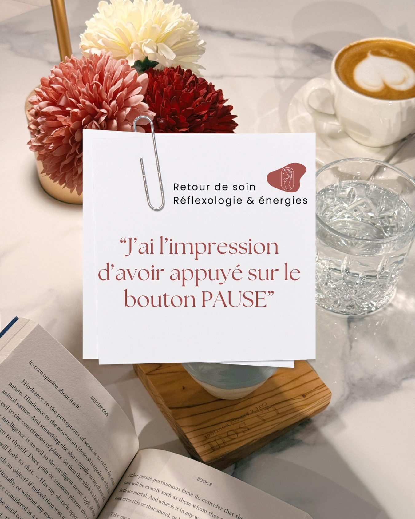 💬 « J’ai l’impression d’avoir appuyé sur pause. »
Dans des quotidiens qui vont trop vite, le corps réclame parfois juste… un arrêt.
Une séance, c’est ça aussi :
- un espace pour souffler,
- se déposer,
- et repartir autrement.
Tout bénef’ 🤩
__________________________
✨ Réflexologie & énergies
🦶 Soins de réflexologie plantaire
👐 Soin énergétique
🌈 Réveillez votre énergie intérieure, retrouvez un l’équilibre émotionnel & découvrez le pouvoir d’auto-guérison
🌿 Créatrice de soins doux & thérapeutiques, 100% personnalisés pour soulager les tensions, libérer l’esprit et promouvoir un bien-être global
📆 Réservez votre parenthèse de bien-être
https://www.carolinestouls-reflexologue-nantes.fr/decouverte-reflexologie
#reflexologuenantes #reflexologieplantaire #reflexologienantes