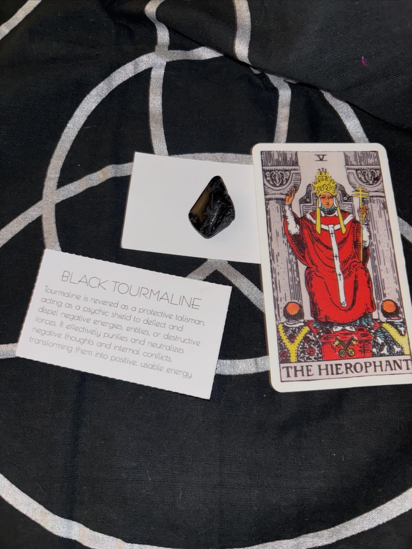 Rooting into the body with Plaza Yoga & Terra Stone!
Action: Notice your feet and how they’re touching the ground right now. Dig your toes in and imagine them growing like roots into the earth.
Crystal: Black Tourmaline - neutralizing force. I chose this particular piece for its character. I love the texture of it in my hand. It’s going on walks with me from now on!
Tarot Card: the Hierophant - Earthly order. Stability.
Get the full pack of stones for each month at @terrastone___ for UNDER $20!! Ask Abbey about anything stone/crystal related :) And bring your stone to yoga class and deepen your practice for the week!
We are so excited about this collaboration, we can hardly stand it! I haven’t even mentioned the cutie little bags she has for the stone packs!!
#stones #crystals #yoga #local #shoplocal