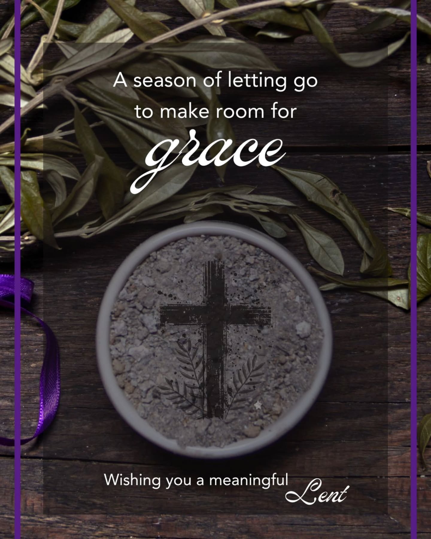 Lent begins tomorrow.
This traditional season of fasting preceding Easter is about giving something up in order to make room for more of God's love, presence, and grace. It's about taking away distractions to better hear his voice. It's about creating a greater sense of dependence on God.
Most importantly, it's about preparing our minds and hearts for the heavy and beautiful truth of Easter.