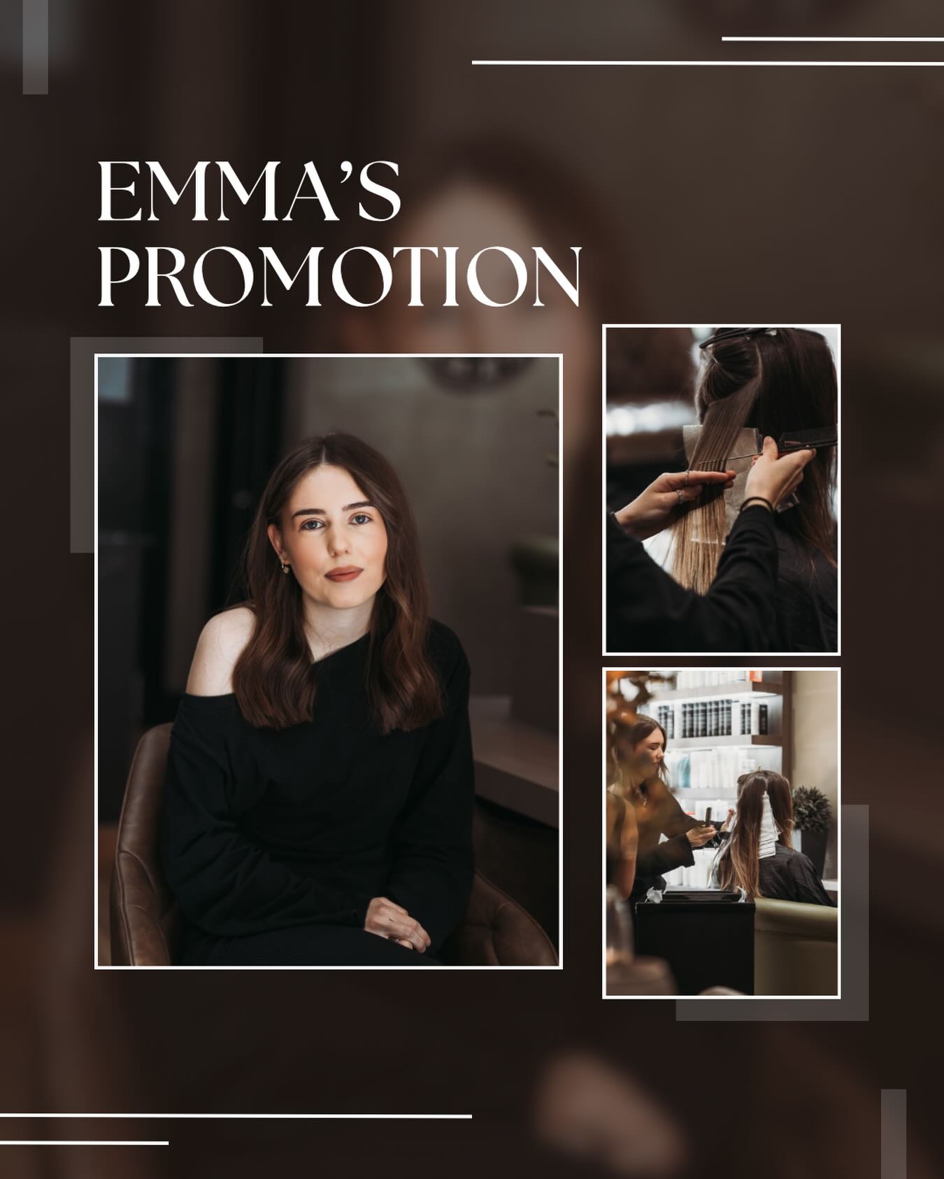 Emma’s promotion 🤍
Our lovely Emma is being promoted to the next level 🙌🏼Emma is a wonderful team member who always brings 100% of her efforts to work with a smile on her face. She came to Stones a few years ago and it’s been amazing to watch her skill grow and to see the amazing work she delivers for her guests.
She’s a much loved member of our team, it wouldn’t be the same without her 🤍well done Emma 🤍
#hairsalon #promotion #hairstylist