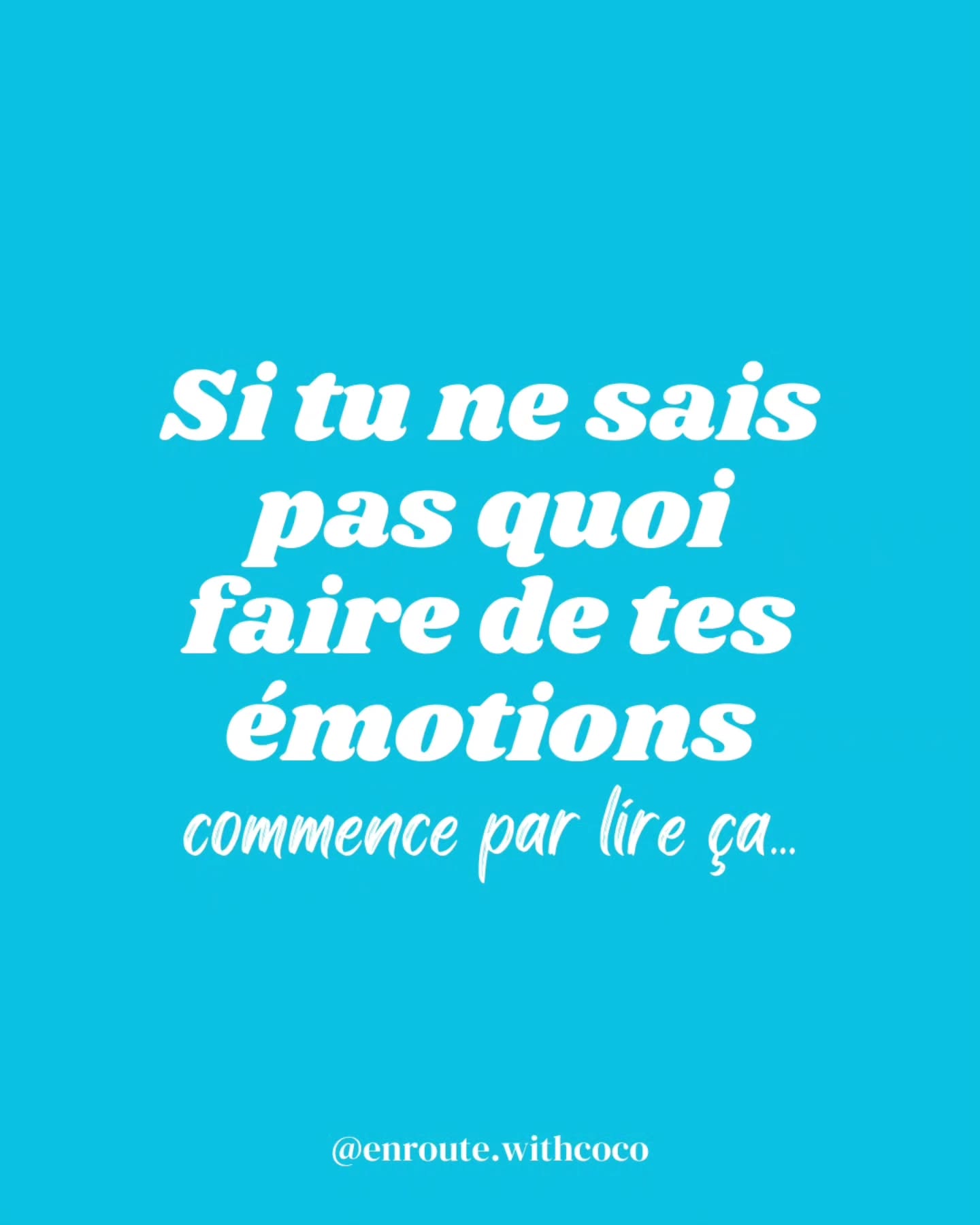 Savoir qu'il faut ressentir... C'est une chose.
Y parvenir c'en est une autre. Je vous l'accorde 😅
La première fois que j'ai compris ce que c'était que de traverser une émotion, j'avais 32 ans... C'est pour vous dire à quel point l'intellectualisation de mes émotions ce n'était plus un mécanisme de défense mais une muraille infranchissable.
Et honnêtement ça change tout.
Ça n'a pas supprimé les roller-coaster émotionnel mais ça les a rendu moins dévastateur. 🙏👌