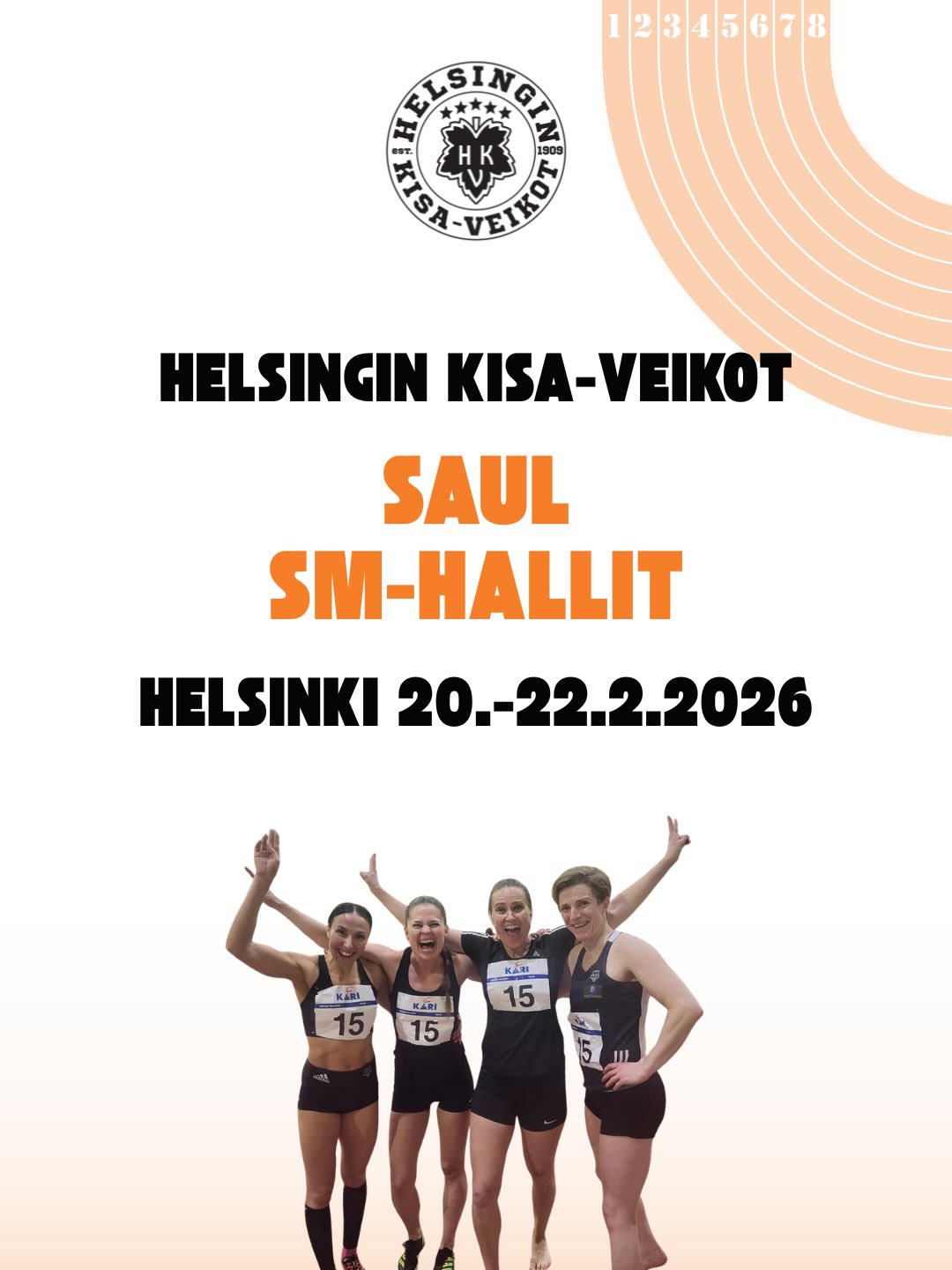 Huomenna alkaa kotikisat! đĽ
Aikuisurheilijoiden SM-kilpailut järjestetään viikonloppuna Liikuntamyllyssä.
HKV:ltä on mukana huikea yli 80 aikuisurheilijan joukko aina sarjasta 30 sarjaan 85!
Paljon tsemppiä kilpailuun Kisaveikot! đ¤đ¤
#hkv #hkvâď¸âď¸âď¸âď¸âď¸ #kisaveikot #yleisurheilu