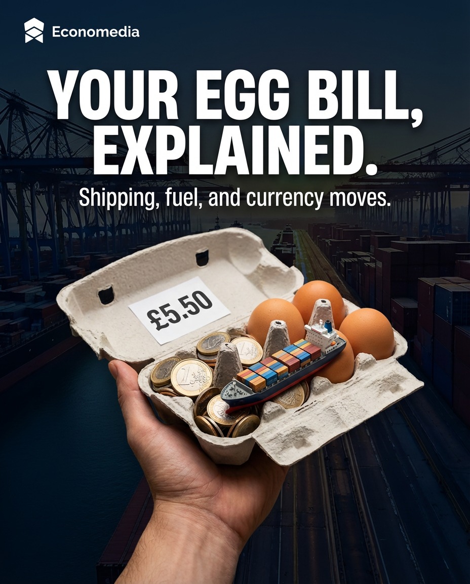 Ever wondered why your weekly shop costs more? 🛒 From fuel prices to global supply chains, inflation touches everything on your receipt. We're breaking down the economics behind your everyday purchases. What's changed most in your basket? 👇
#InflationExplained #EconomicsSimplified #EverydayEconomics #MoneyMatters #Economedia