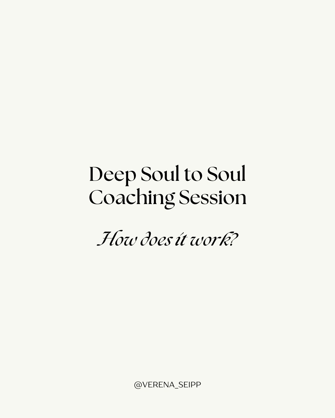 Deep Soul to Soul Coaching
A Space to Reconnect & Move Forward
My coaching approach is a guided, reflective process that helps you reconnect with yourself, clarify your direction, and create meaningful change in your personal or professional life.
Through powerful questions, deep listening, and tools like breathwork, mindfulness, and soul-based reflection, we uncover what’s truly important to you and what might be holding you back.
What you can expect:
Each session is a safe, non-judgmental space to slow down and explore what’s really going on beneath the surface.
You’ll gain new awareness, define clear next steps, and build confidence in your ability to move forward — with authenticity and balance.
Benefits:
Clarity about your values & direction
Renewed motivation & self-trust
A deeper sense of alignment & inner calm
If you want to find out more, book a free discovery call with me - link in bio.