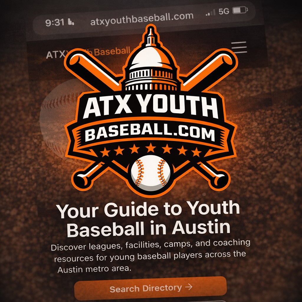 ⚾️ Austin Baseball Community — This One’s For You
We’re building a centralized directory + resource space for youth baseball in the Austin area.
👉 ATXYouthBaseball.com
If you know a great:
• Facility
• Coach
• Team
• League
Tag them. Submit them. Share it.
Early stages. Big vision.
Let’s build together.