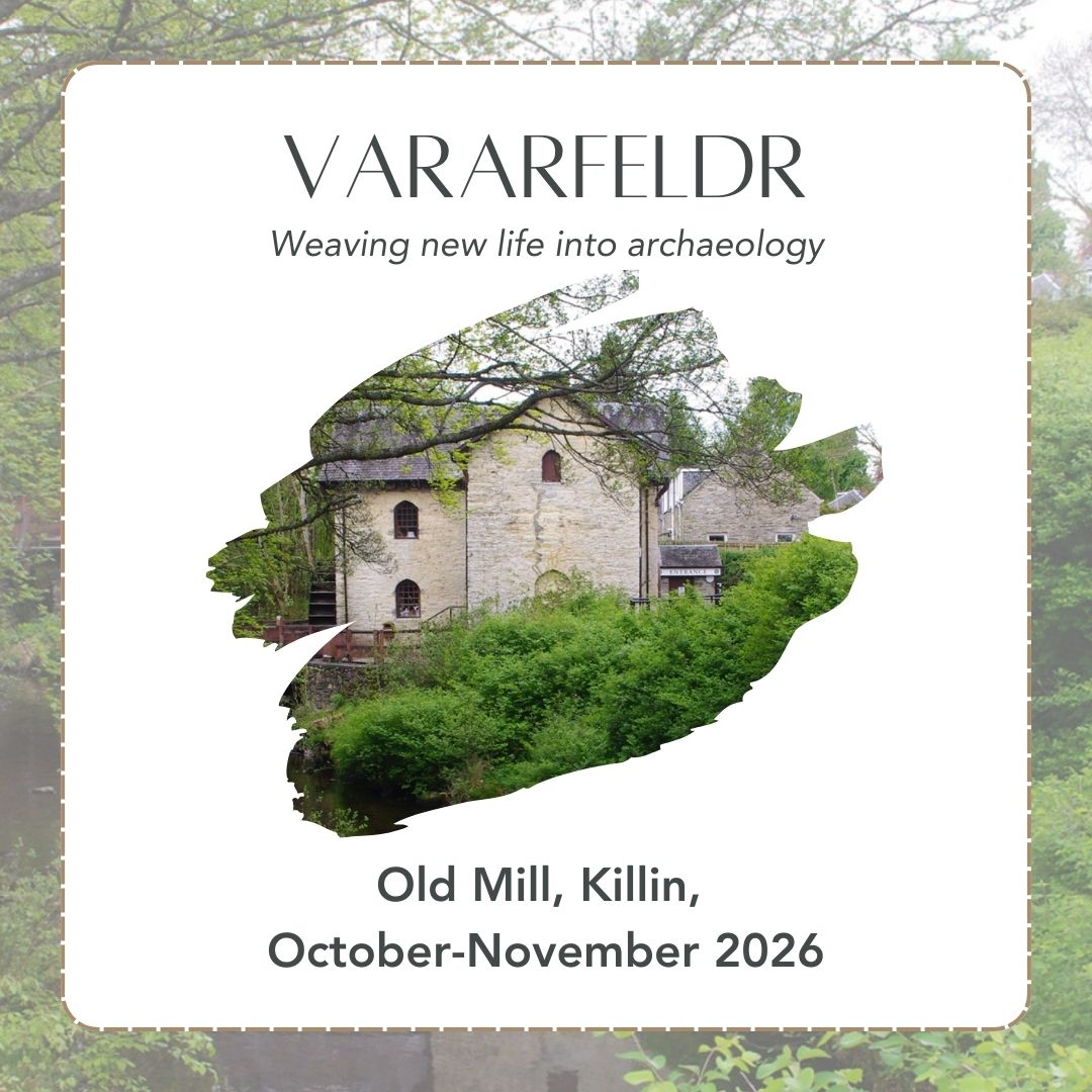 We're excited to announce our launch venue for the anticipated VARARFELDR exhibition. This August we'll be bringing our shaggy cloaks to the beautiful waterside space of the @oldmillkillin. Some of you may have visited this magical mill amongst the trees when our #forgottenfleecetales exhibition was there last year. We, for one, can't wait to return! Check out www.ardbeagcrafts.com/vararfeldr to see where else we'll be visiting...
#weaver #handwoven #vikingweaving #vikingcloak #vararfeldr #vikingreenactment #vikingcraft #heritagecraft #vikingexhibit