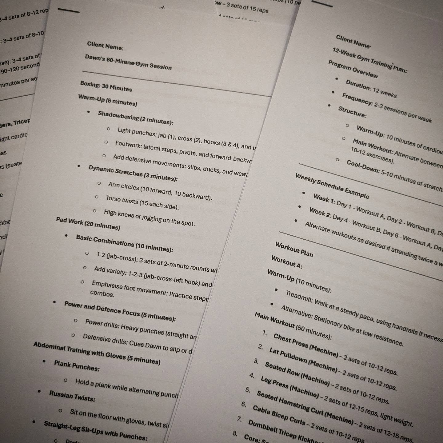 #PersonalTraining session planning 🏋️ If you want to see how a tailored session plan could work for you, drop me a message. Currently £175 for 10 sessions (Mon - Fri before 2pm).
#Malvern #Worcester #ClarenceParkHealthSuite