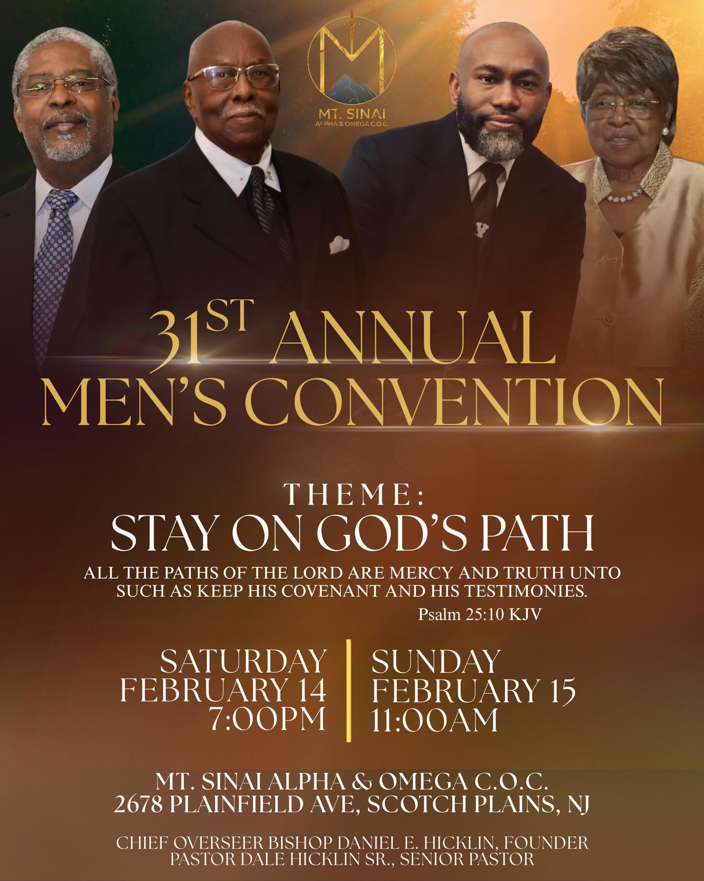 31 Years of Faithfulness, Brotherhood, & Staying on God’s Path.
Join us as we honor the legacy and strengthen the next generation of men walking in covenant and truth.