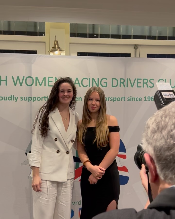 Thank you so much to the ‘BWRDC’ @thebwrdc, It was such a pleasure to attend the awards night and even more of an honour to be seated for dinner literally next one of the biggest names in the world of motorsport and one of my biggest inspirations, Abbi Pulling @abbipulling. It was very nerve wracking at the start of the evening because I didn’t know I would be sat next to Abbi, but I relaxed and we ended up having a nice chat and she gave me some valuable advice on how to prepare for my future. I was also awarded the ‘Jean Denton’ BWRDC ‘Newcomers Trophy’ previous winners include Ella Lloyd @ellalloyd so I’m incredibly proud to have received it 🙏
Thank you so much to everyone at the BWRDC for making me feel so welcome. I would love to come back in Feb 2027 having achieved enough in 2026 to be picking up some more awards, I’ll do my best 😊💪🫶🏼 Thank you 🙏
