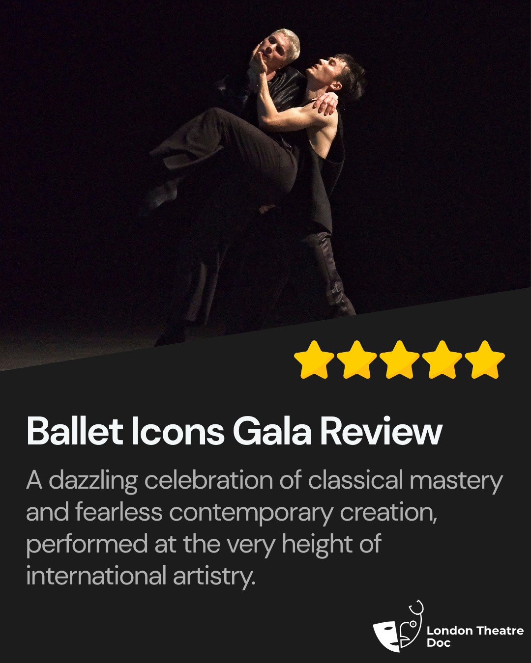 When technical mastery meets fearless creation, the result is unforgettable.
A breathtaking celebration of global ballet excellence from @balleticonsgala.
Full review now live on London Theatre Doc.
Grateful to @chloenelkinconsulting for the invite.
#BalletIcons #LondonColiseum #Ballet #DanceReview #GalaNight