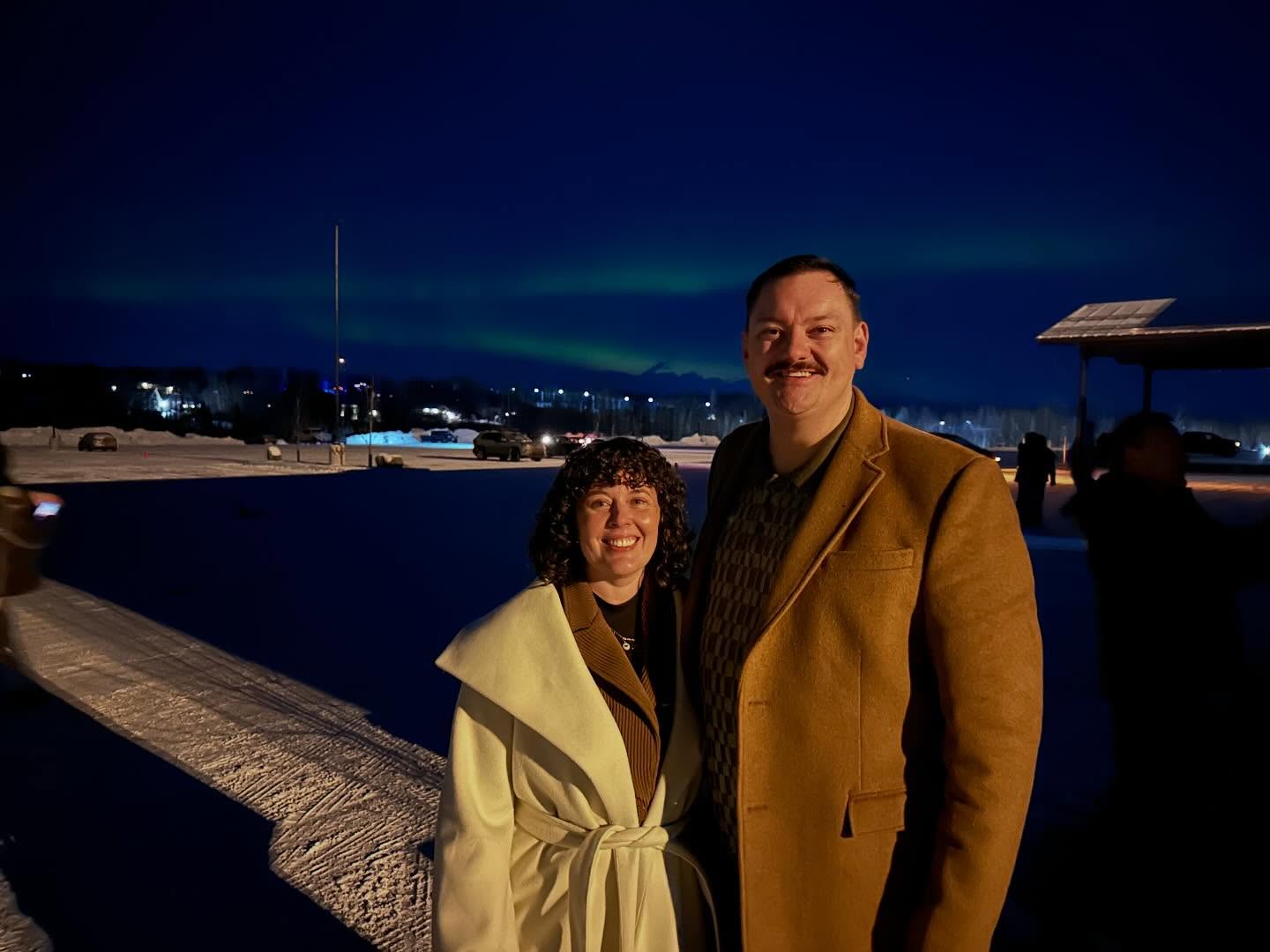Amanda and I missed everyone today! I heard @travistur preached a great word at @experiencecfc today!
We are having so much fun in Alaska! We saw the Northern Lights for the first time after services tonight. Pray for us as we have one more day of ministry. Back in Idaho in a few days!