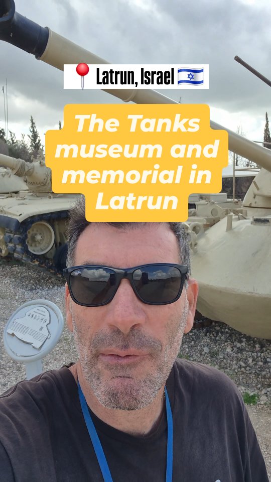 Have you ever seen a real Tank from close by? In Latrun armored corps museum and memorial you can see real tanks that made the history of Israel and also a section of a tank so you can see how it looks like from the inside. So if you are driving from Tel Aviv to Jerusalem, don't miss visiting this place on your next trip to Israel!
#israel #tourguide #visitisrael #holyland #tank