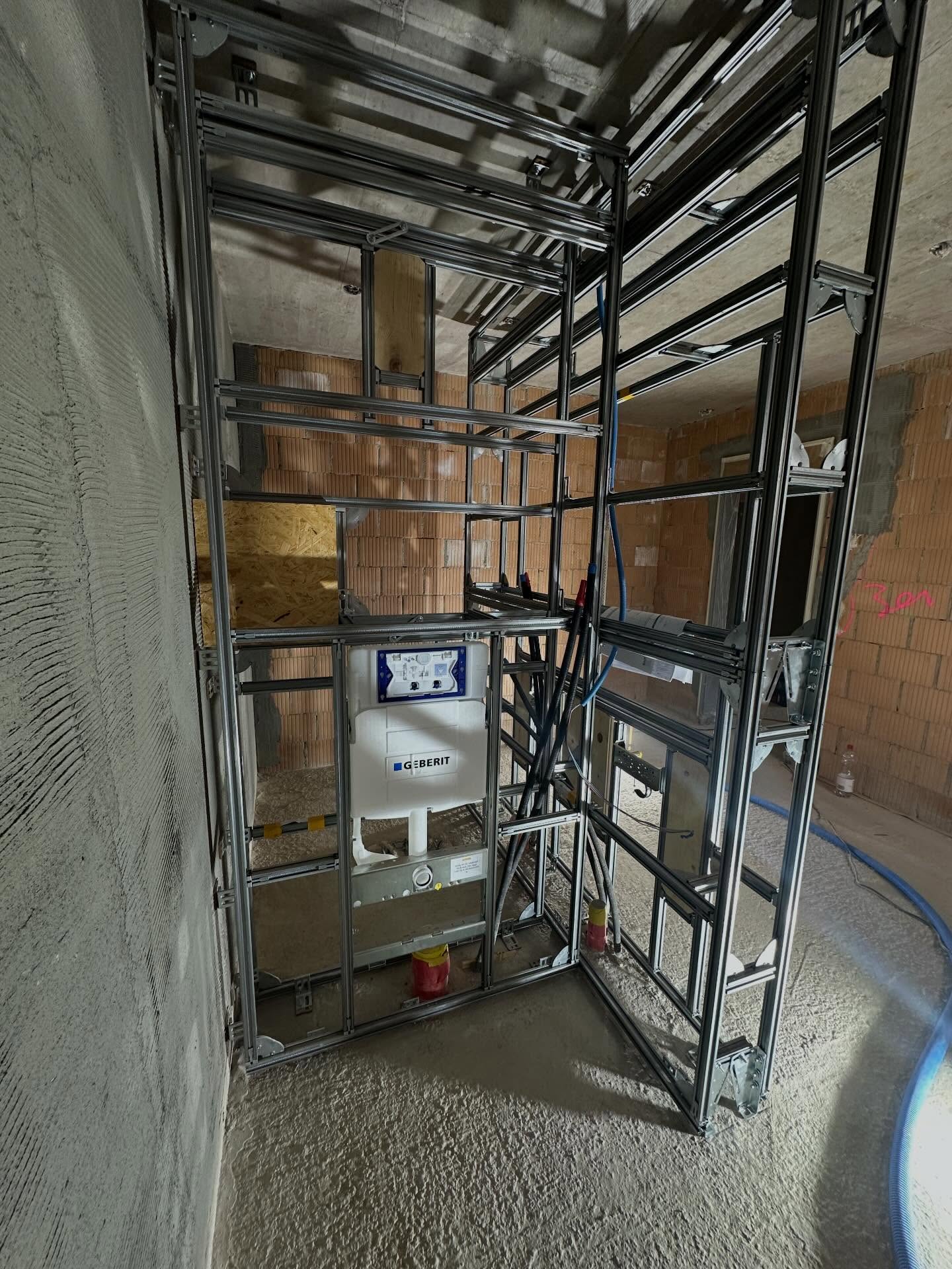 Neubau Recherswil 🏗️✨
Vorwandinstallation mit Geberit GIS T-Wand, Duschnische 🚿, WC 🚽 & Doppelwaschtisch 🧼🪞
#neubau #recherswil #sanitär #bad #schneitterag