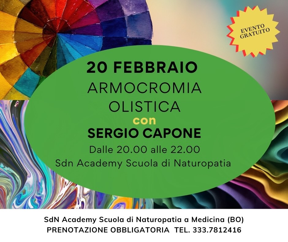 šæ I VENERDĆ DEL BENESSERE ā INCONTRI GRATUITI a SdN Academy šæ
Armocromia Olistica
š SdN Academy ā Scuola di Naturopatia, Medicina (BO)
š
20 Febbraio
āDalle 20 alle 22
⨠Partecipa a una serie di appuntamenti gratuiti dedicati alla Naturopatia e al benessere naturale.
Ogni venerdƬ avrai lāoccasione di scoprire nuove tecniche e pratiche per vivere in armonia con te stesso e con la natura, in presenza di esperti del settore.
š Calendario degli incontri:
27 Marzo Danze femminili.
10 Aprile Radioestesia.
24 Aprile Che cosāĆØ il tema natale.
š Un viaggio alla scoperta di strumenti antichi e moderni per il benessere psicofisico, in un clima di condivisione e crescita personale.
š Ingresso libero ā posti limitati, prenotazione consigliata.
š Info e prenotazioni: 333 7812416