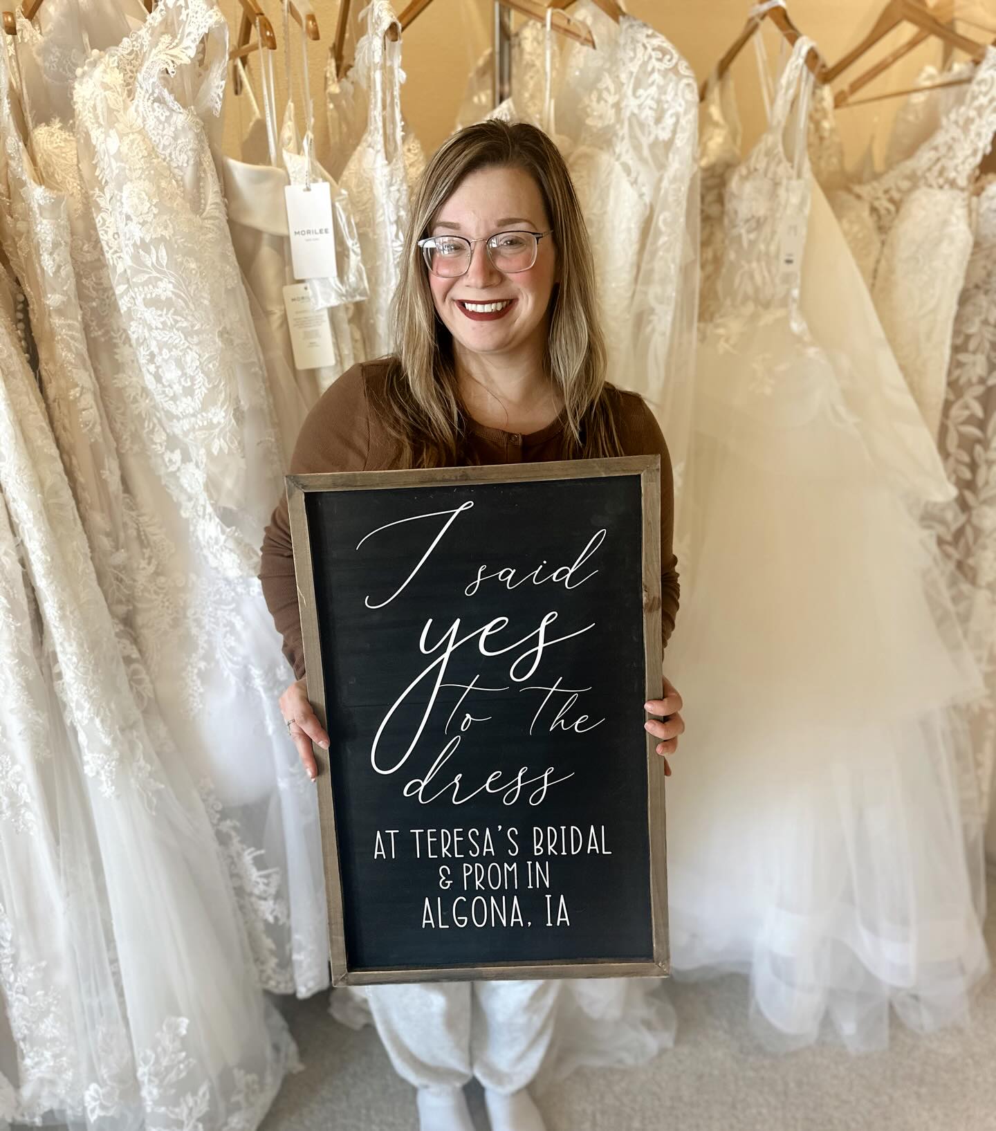 Desiray said YES to the dress!🤍🫶🏼 Thank you so much for shopping with us!!! You are going to make such a stunning bride!!✨