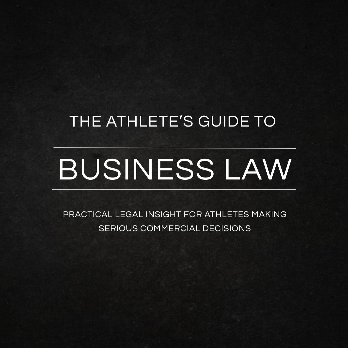 Two free guides now live.
For athletes - The Athleteâs Guide to Business Law
For agents - The Agentâs Guide to Ambassador Agreements
Contracts. Equity. Brand protection. Commercial risk.
For those who take the business of sport seriously.
Download via our Website Shop (link in bio).