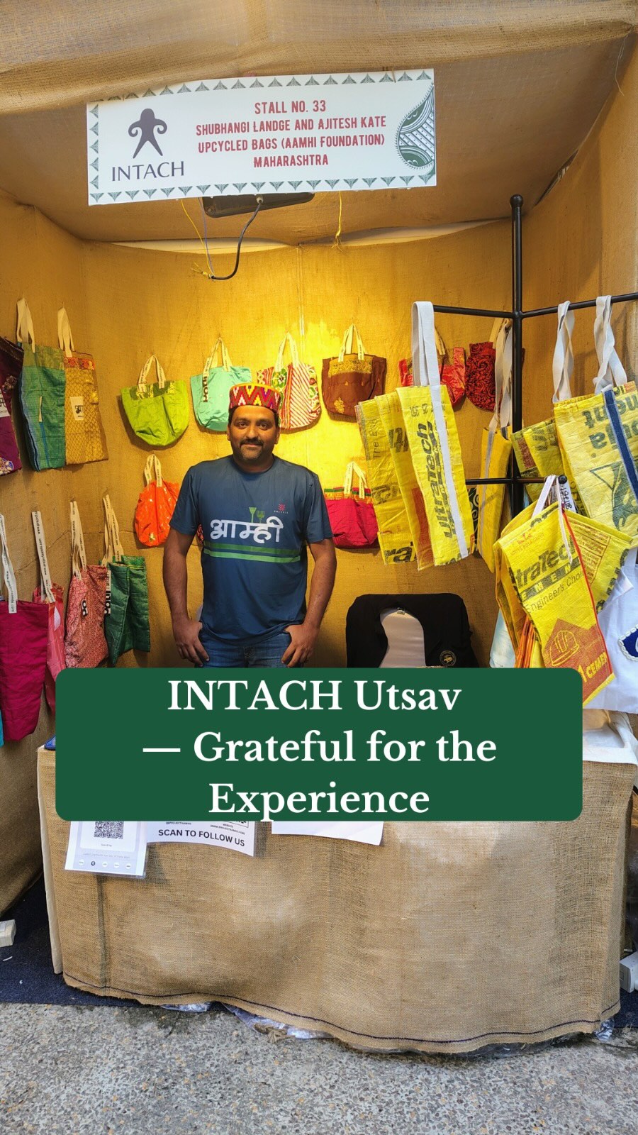 See you next year, INTACH! It was truly a wonderful experience filled with meaningful conversations, inspiring crafts, and shared stories. We are grateful to have been a part of this vibrant celebration and look forward to returning with more purpose and creativity.