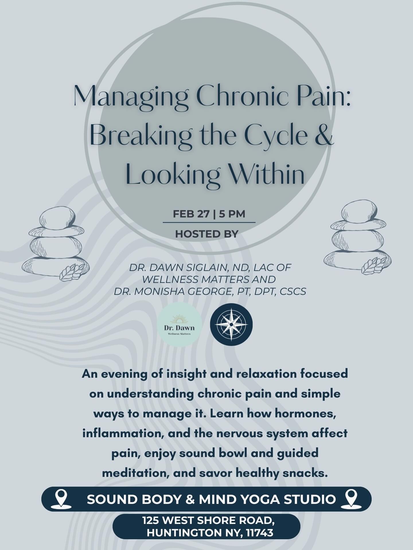 Don’t forget to sign up!
Join us for an evening of learning, relaxation, and real tools to help manage chronic pain.
Next Friday, you don’t want to miss it!
#compasspt #physicaltherapy #chronicpain