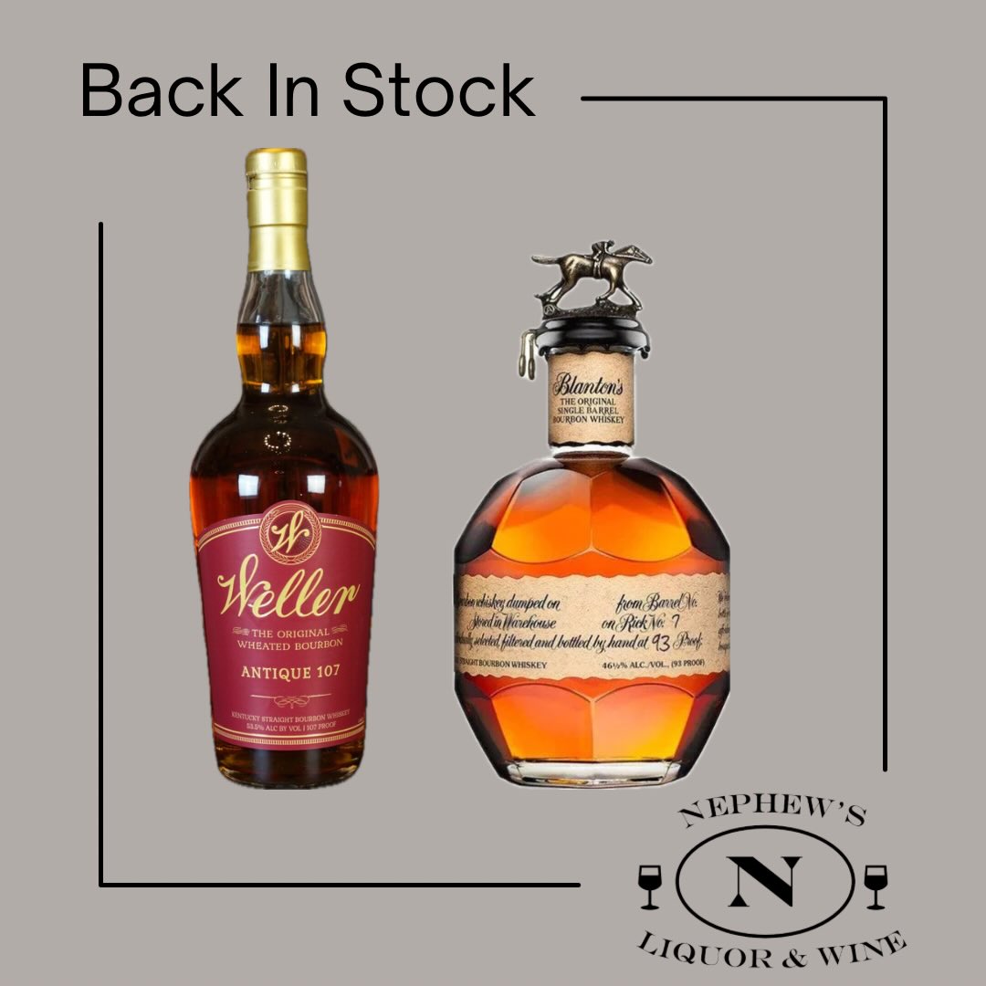 🥃 Bourbon lovers, rejoice!
Weller’s and Blanton’s are back on our shelves-what is YOUR favorite?
@blantons_bourbon @wellerbourbon #adirondacks#lakechamplain#champlainny#upstateny#vermont
