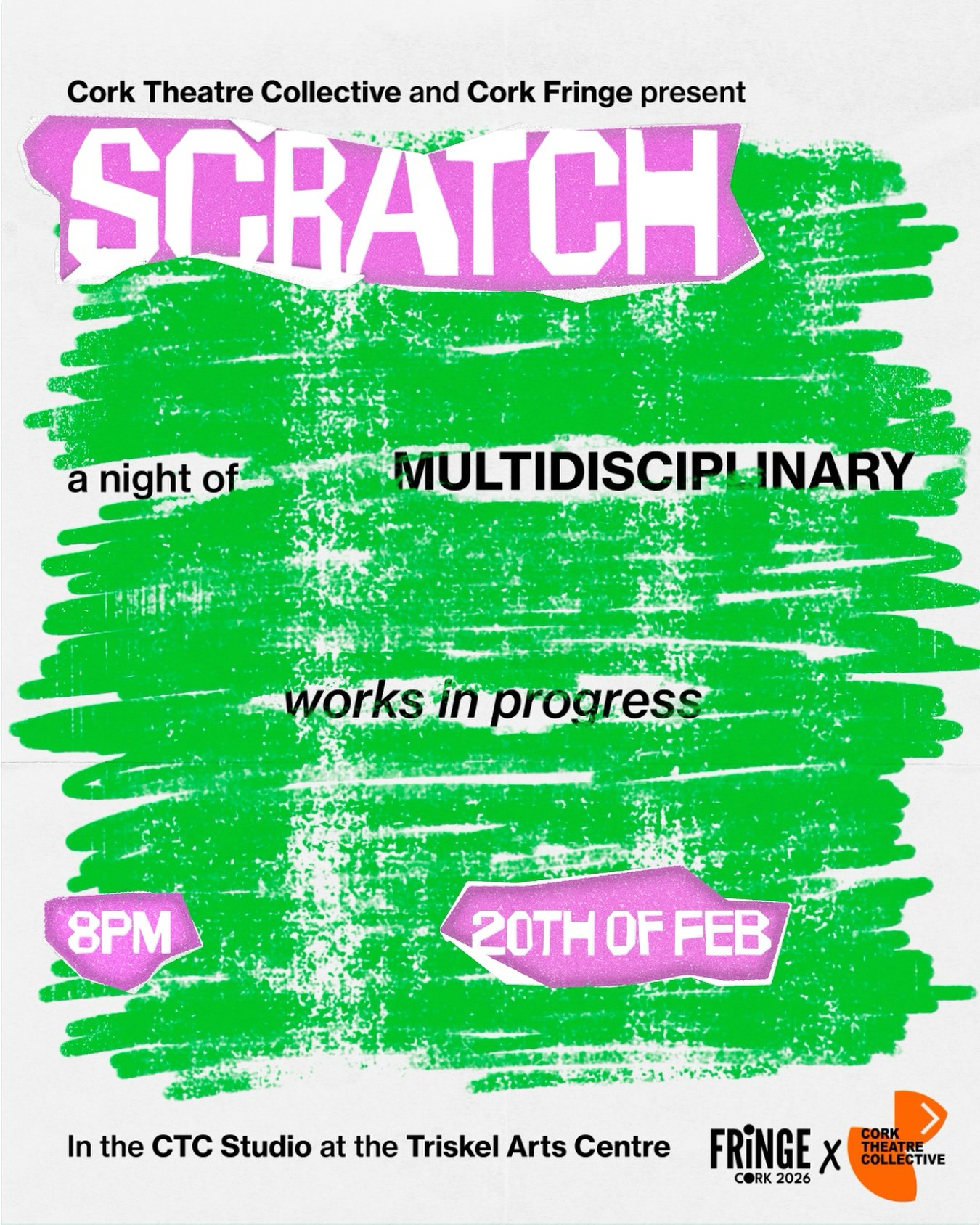 FRIDAY NIGHT!
Join us in the CTC Studio for a night of multidisciplinary sharings! If you have something you’ve been working on and want to test out, sign up to perform (or watch, or decide on the night!) at the link in our bio!
Starting at 8pm
📍CTC Studio
🎟️ Free & BYOB