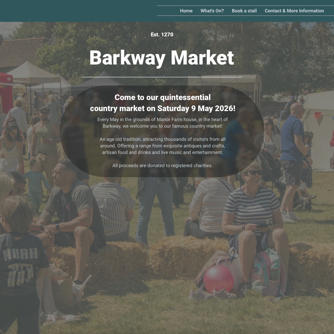 Have you seen our new website? Link in bio.
.
We’ve given our website www.barkwaymarket.org a little refresh as we prepare for this year’s Market on Saturday 9 May.
.
It’s your go to place to discover more about the quintessential Market’s origin, how we help to support local charities and causes from the funds we raise and what you can expect whilst enjoying a day with us. There are also photos from last year’s Market for you to enjoy.
.
We’ll be updating it over the next few months as we secure stallholders and finalise our entertainment schedule. We will also be launching our online ticket sales soon - so keep an eye out! And as if that’s not enough, we’ll also share our Market Guide 2026 so you can prepare for your visit and make the most of your day.
.
#barkwaymarket2026 #barkwayvillage #barkway #countrymarket #quintessentialdayout #countryliving #dayoutinthecountry #hertfordshiredaysout #royston #buntingford #whatsoninhertfordshire