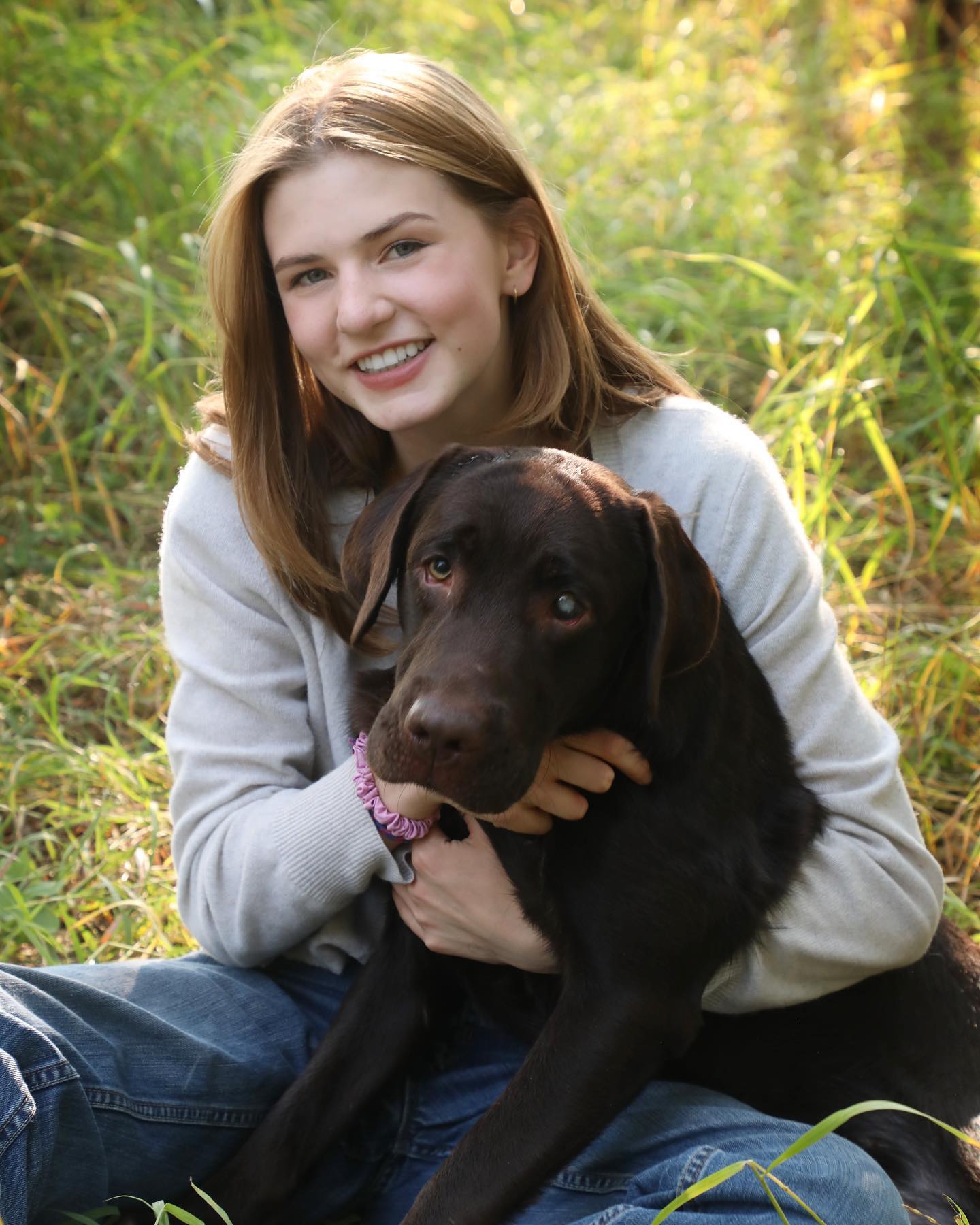 When the sun hits just right - this was taken at a private dog park, so the pups could run free 🐕 I have been honoured to capture this family for over 14 years ❤️ #yycphotoshoot #calgaryphotographer #yycfamilyphotographer