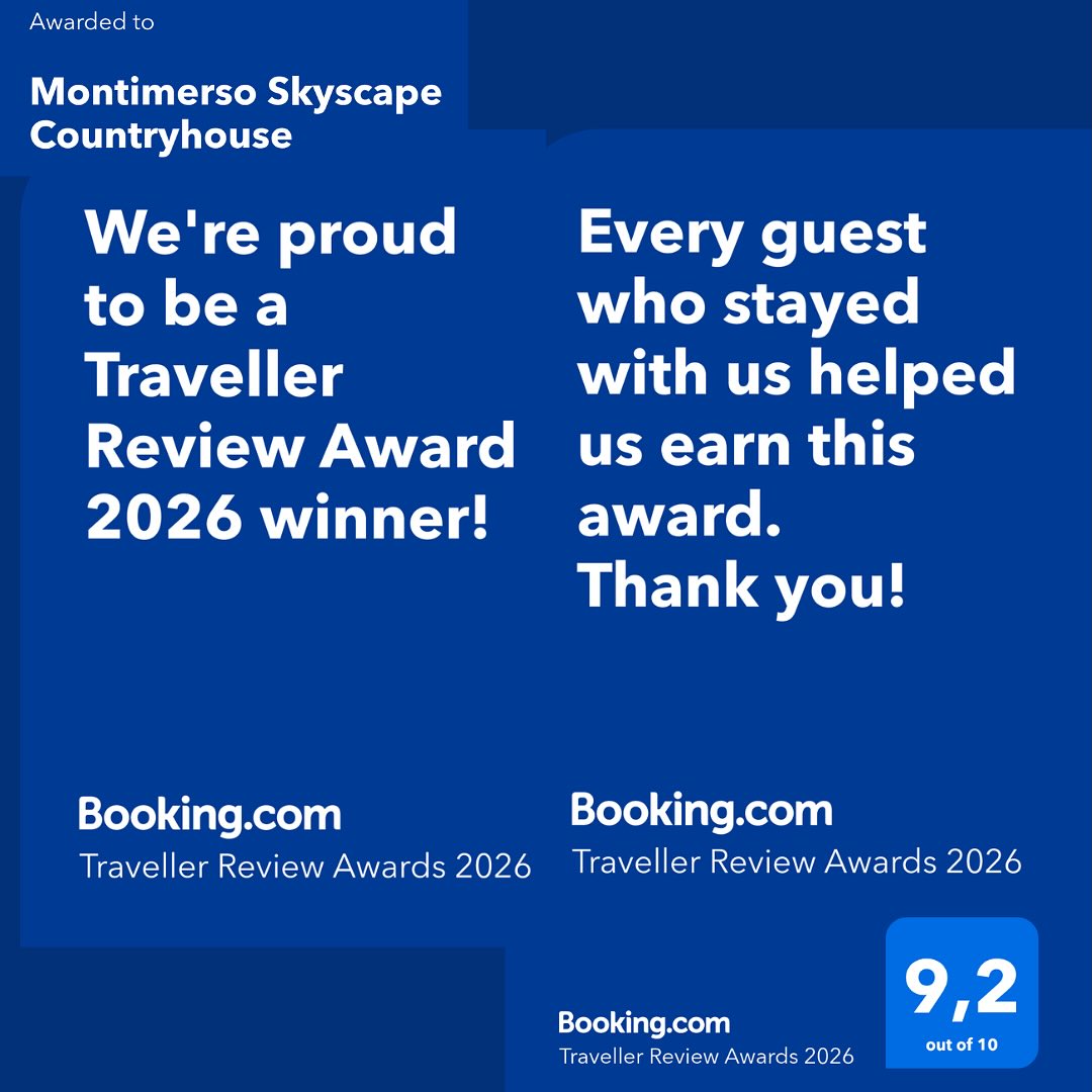 Agradecemos aos nossos hóspedes por valorizarem o nosso empenho em tornar a sua estadia memorável e agradecemos à nossa equipa por o tornar possível.
Até já!
We thank our guests for valuing our commitment to making their stay memorable, and we thank our team for making it possible.
See you soon!
#bookingaward #montimerso #memorablestay #montimersoskyscapecountryhouse