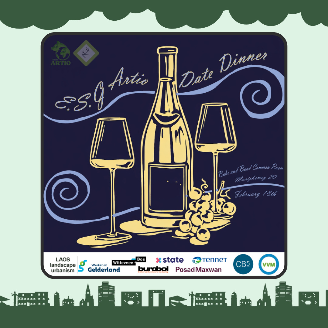 Dear Cubs 🐻,
Did you stay single and ready to mingle after Valentine’s day?? 💗💕Well, do we have the activity for YOU!! On Wednesday February 18th E.S.G Artio presents the one and only, never seen before, POTLUCK DATE DINNER!!🥰🥖 Who says dating in your field is a mistake?🤓 We say it helps you create a bond that will stay strong for the rest of your lives💞. So, if you are looking for love (or friends), come and join the E.S.G Artio date dinner in the bake and bond common room of the Marijkeweg!!🥗💚
Please bring your own plate and cup and something to share. We’ll bring the wine 🍷😉. You can fill in what you will bring (and any allergies you have) in the Excel sheet so. And be quick! There are only 30 spots available! The sign-up closes on February 15th.
You can sign up via the website (link in bio) > Calendar or via the Whatsapp community
And let us know what you be bringing in the Excel sheet (you can find the link on the website (link in bio) > Calendar or in the Whatsapp community)
With Love,
E.S.G Artio🌱💚