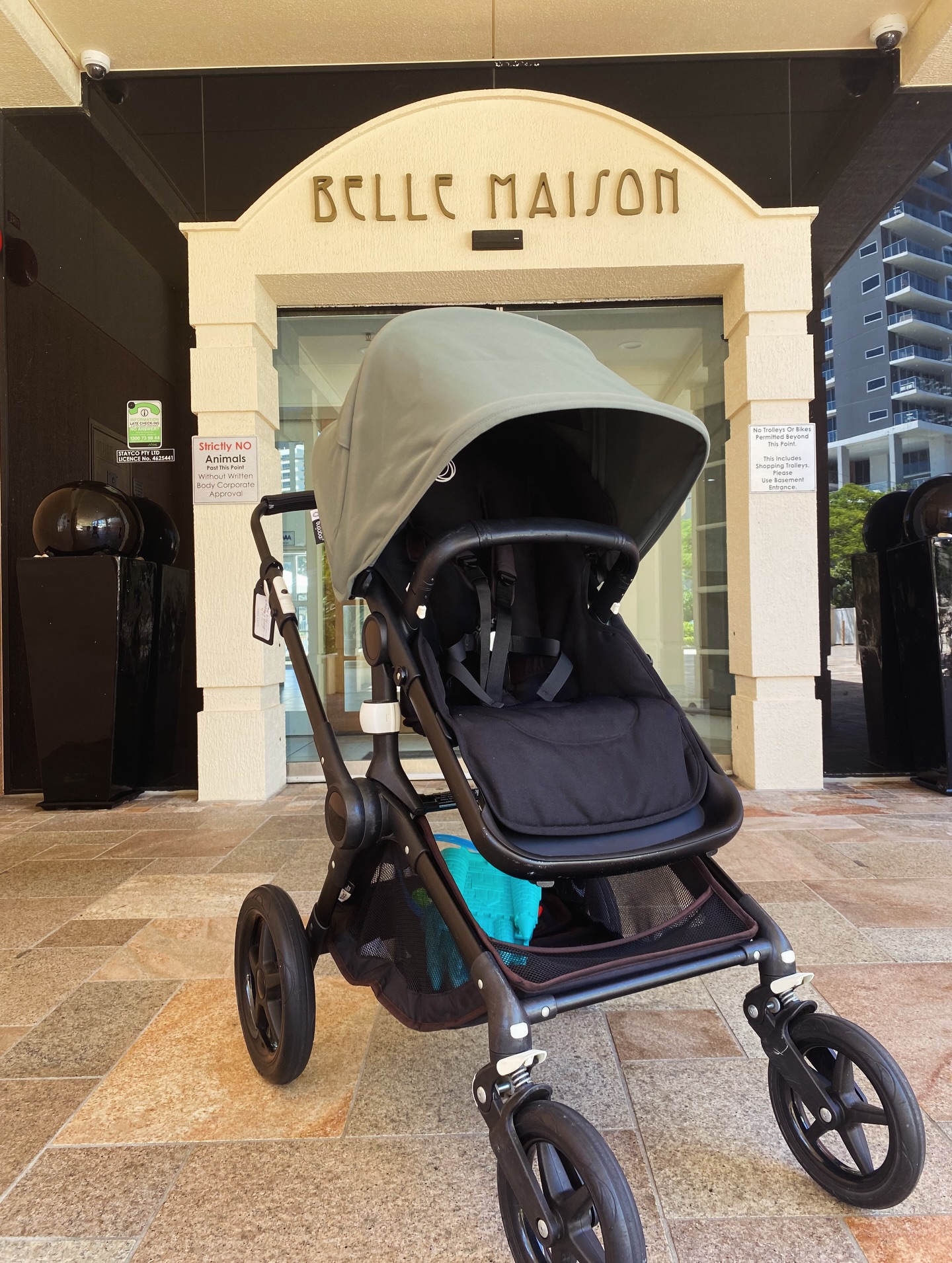 This pram was giving main character energy. Just waiting for its co-star to arrive. 🎬👶✨
Set against the beautiful Belle Maison — because every little VIP deserves a five-star arrival🏛️ #goldcoastwithkids #travelwithbaby #goldcoastbusiness