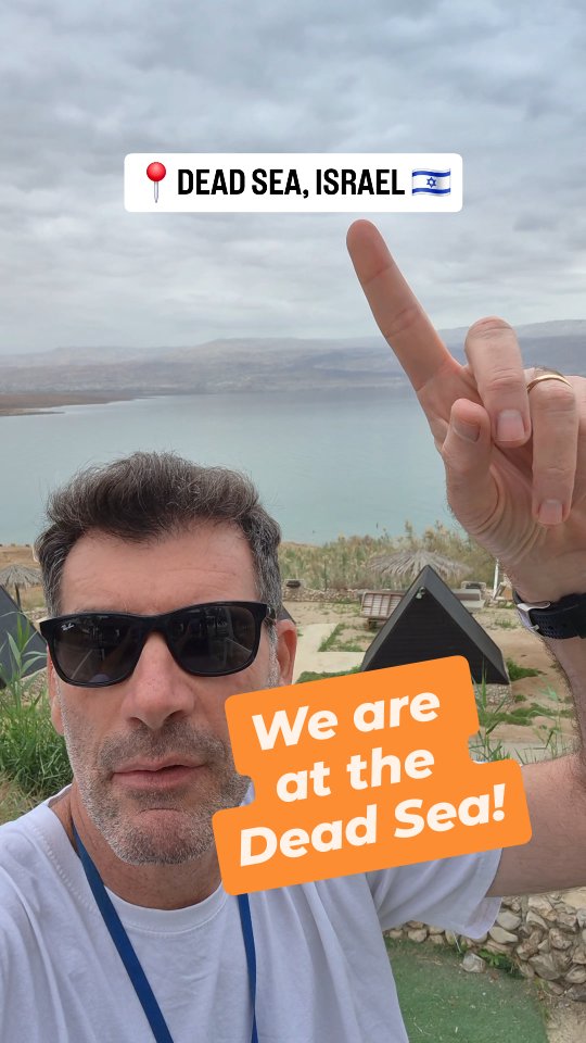 Even though it's February we are at the Dead Sea and the weather is GREAT! We are in short sleeves and it's a great time to come visit in Israel and bathe at the Dead Sea! So when are YOU coming to visit in Israel?
#israel #tourguide #visitisrael #holyland #deadsea