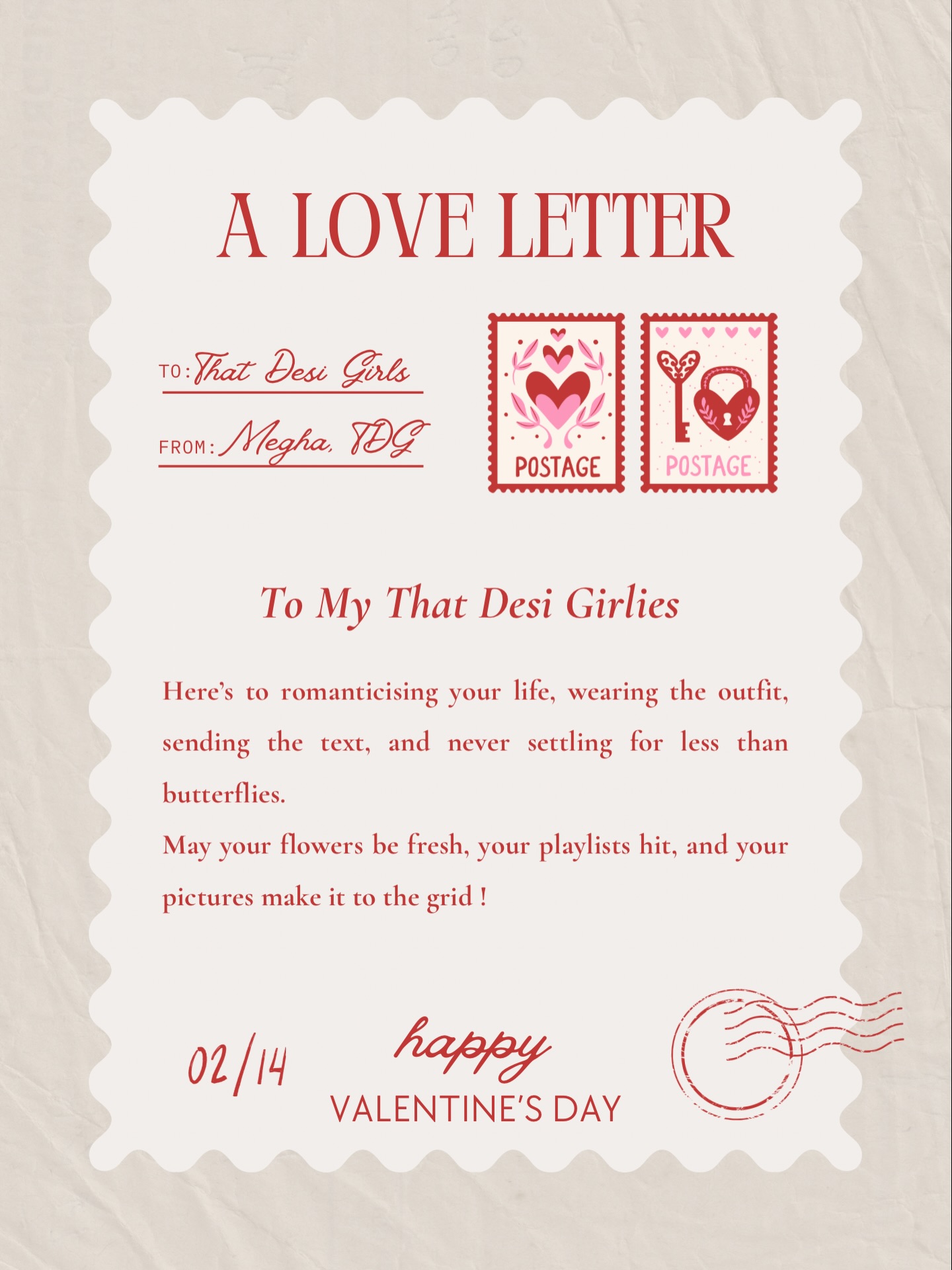 Forever your biggest hype girl,
that desi girl 💘